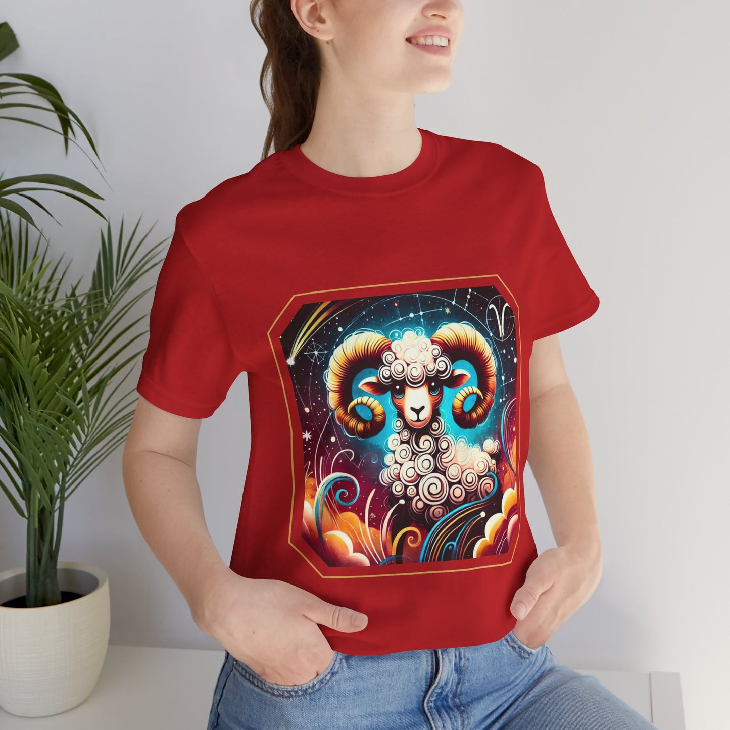 Aries Framed Zodiac Name T-Shirt