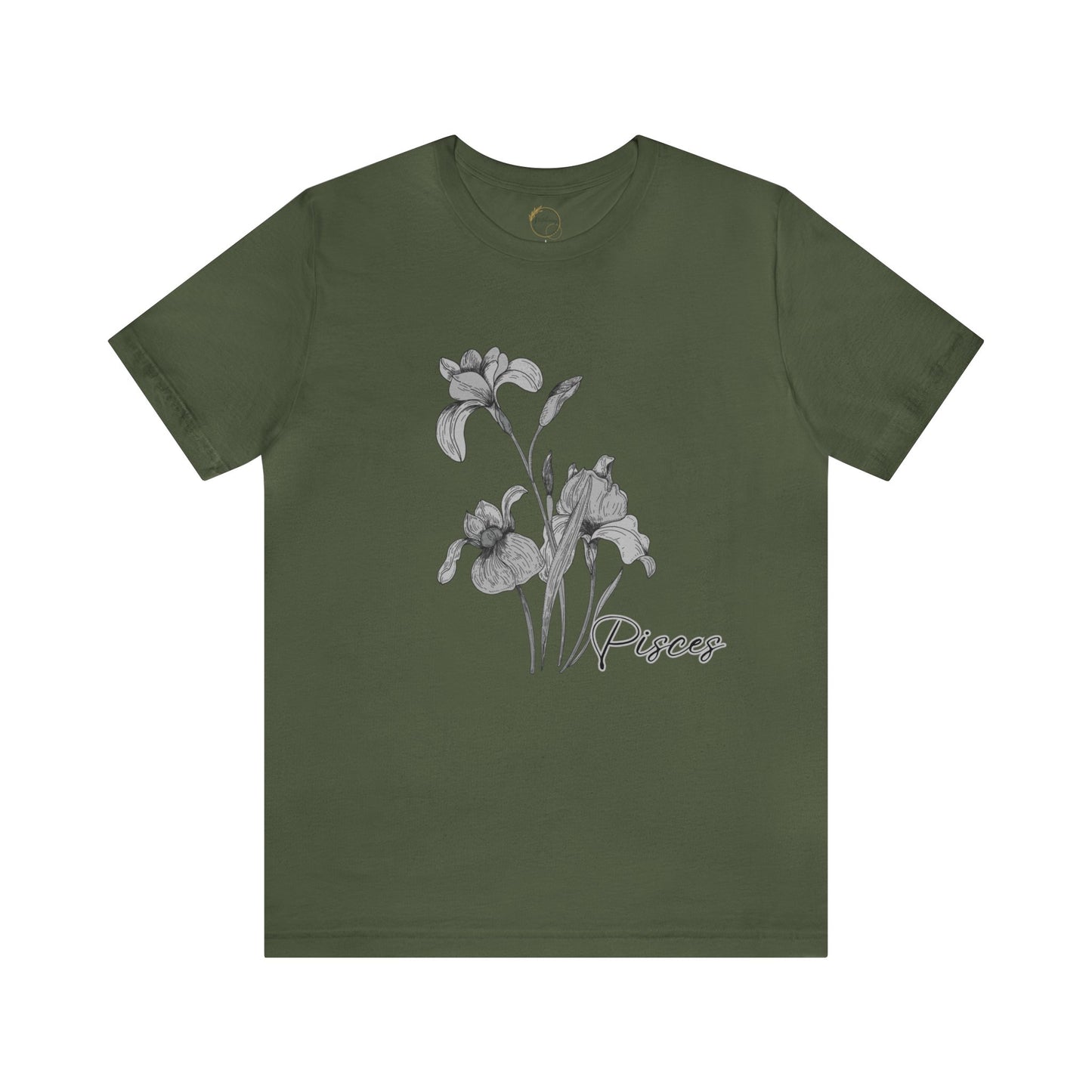 Pisces Iris Zodiac Unisex Jersey Short Sleeve Tee
