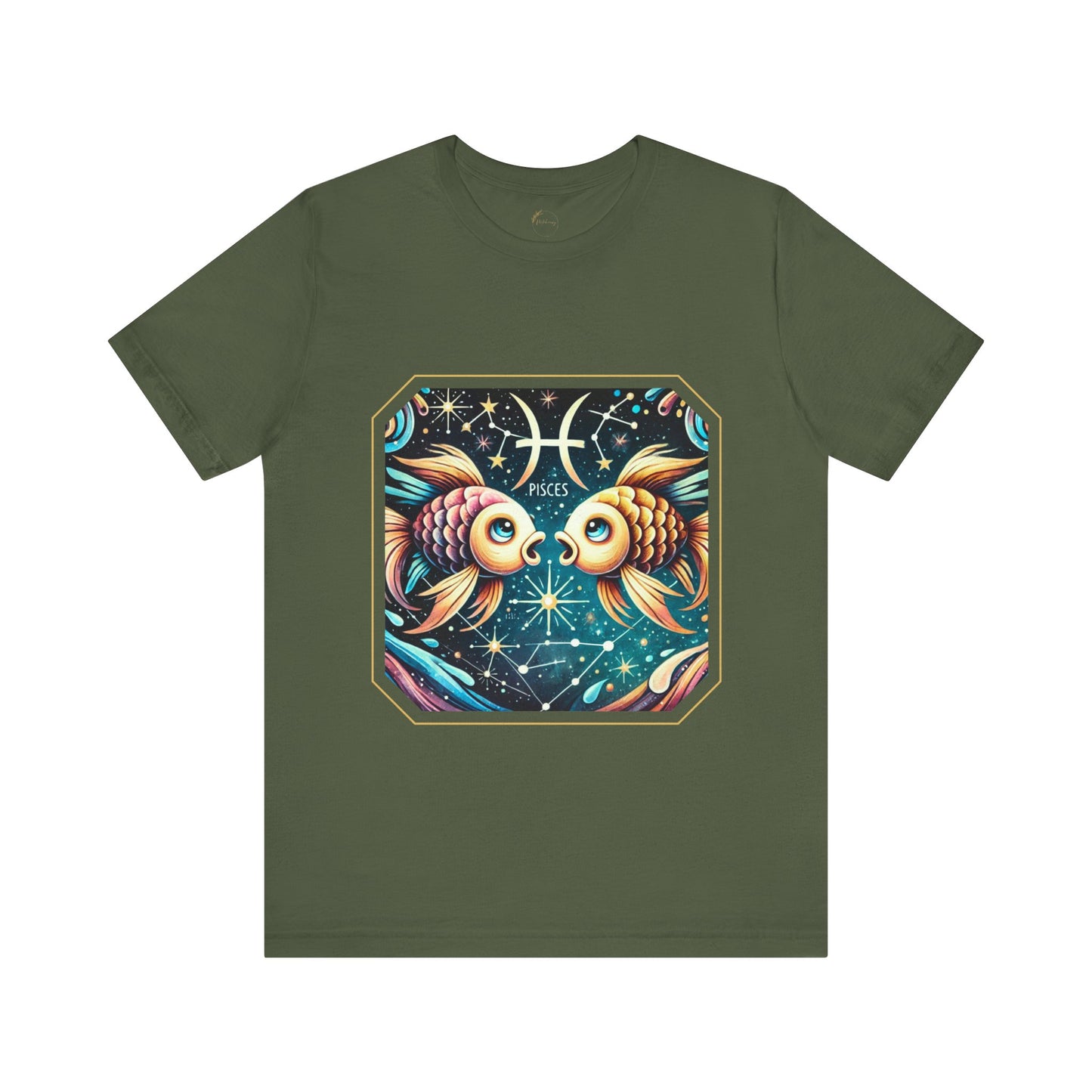 Pisces Framed Zodiac Name T-Shirt
