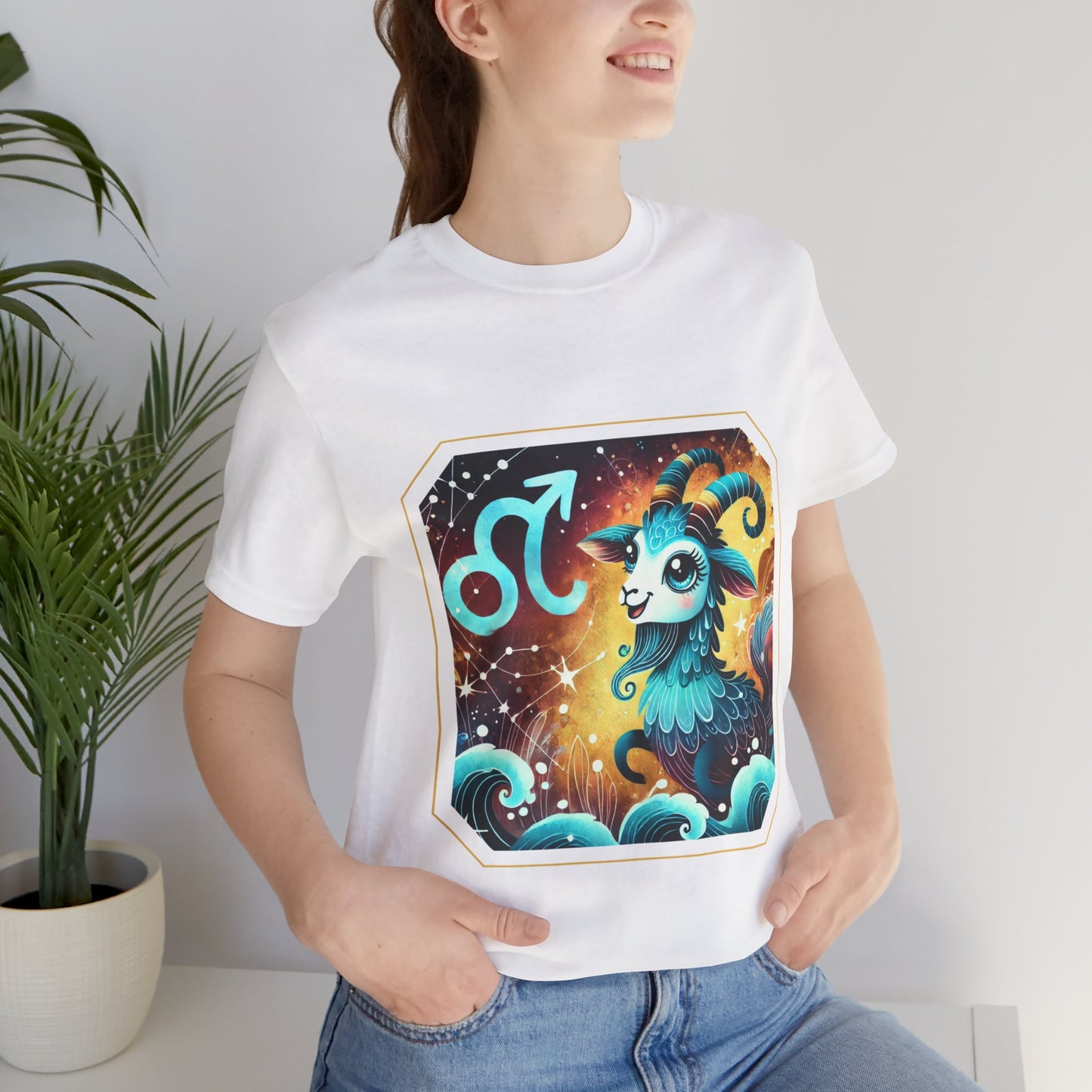 Capricorn Framed Zodiac Name T-Shirt