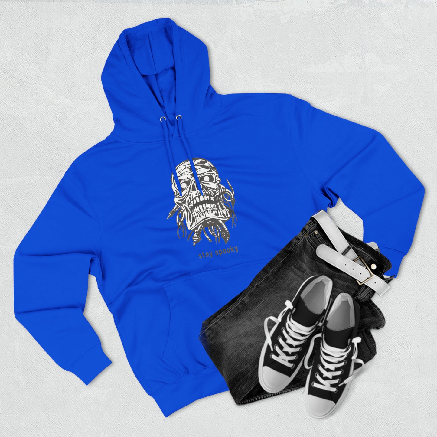Stay Spookie Skull Unisex Premium Pullover Hoodie