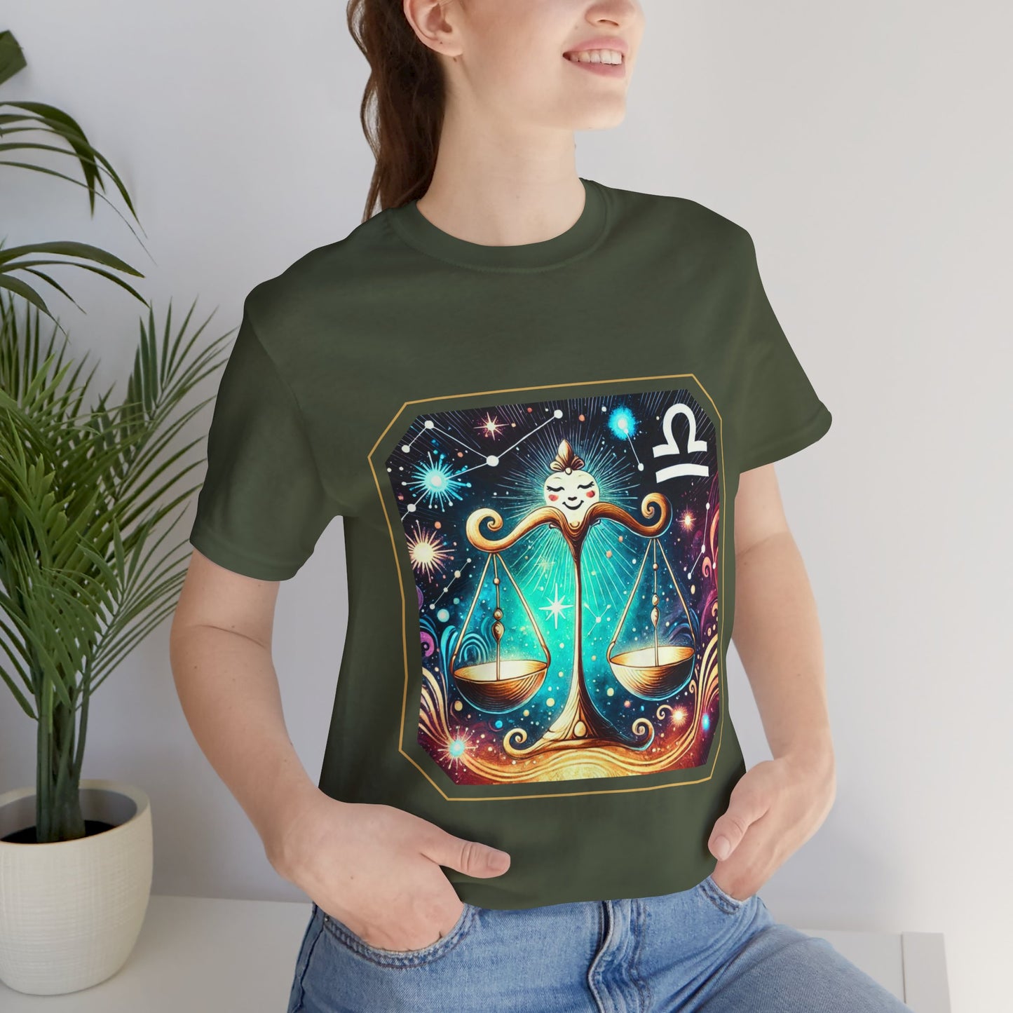 Libra Framed Zodiac Name T-Shirt