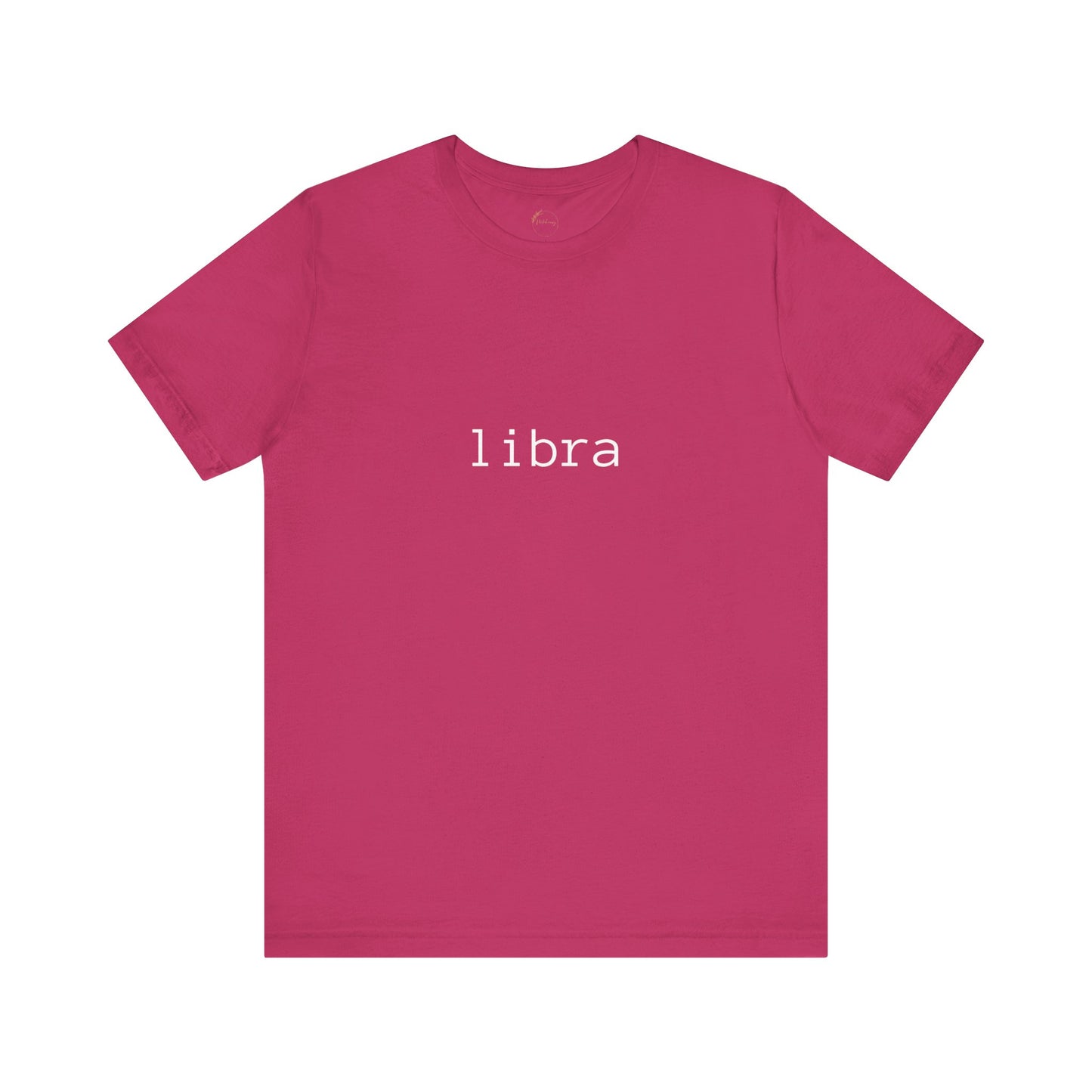 Libra Typewriter Zodiac Name T-Shirt