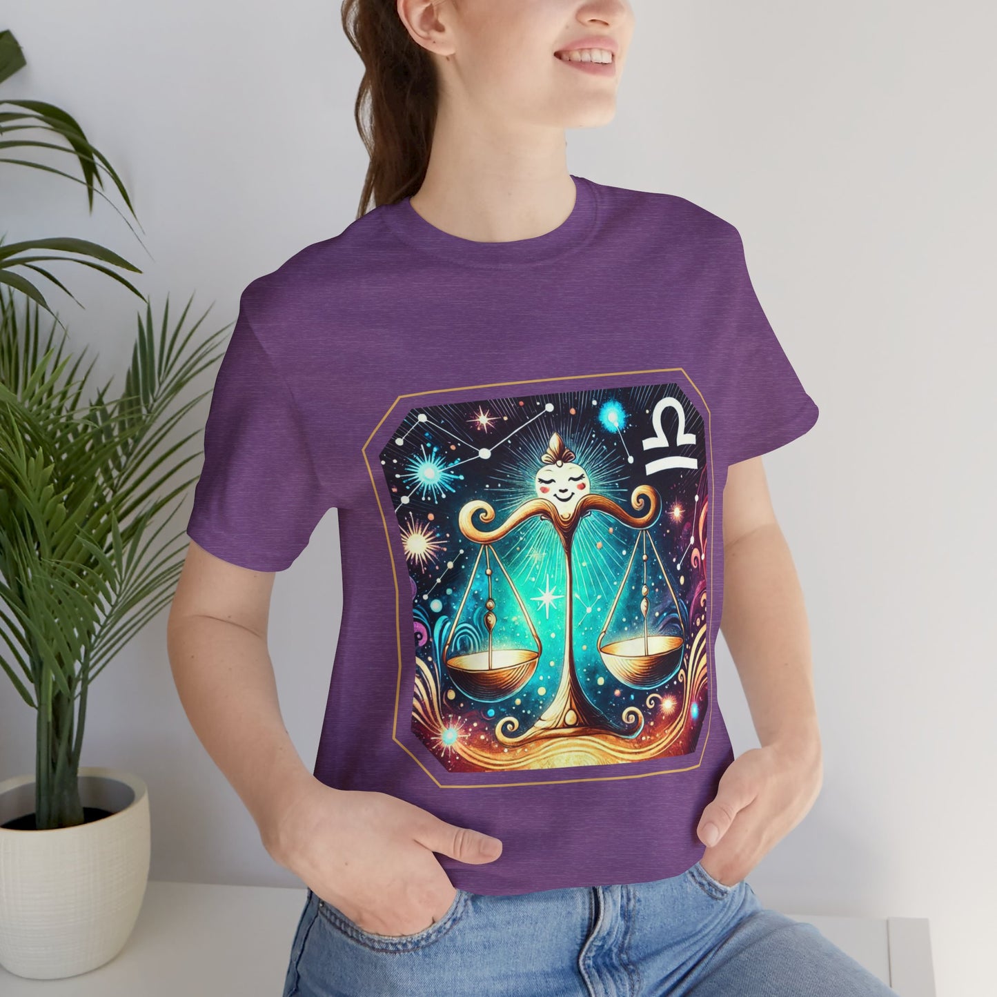 Libra Framed Zodiac Name T-Shirt