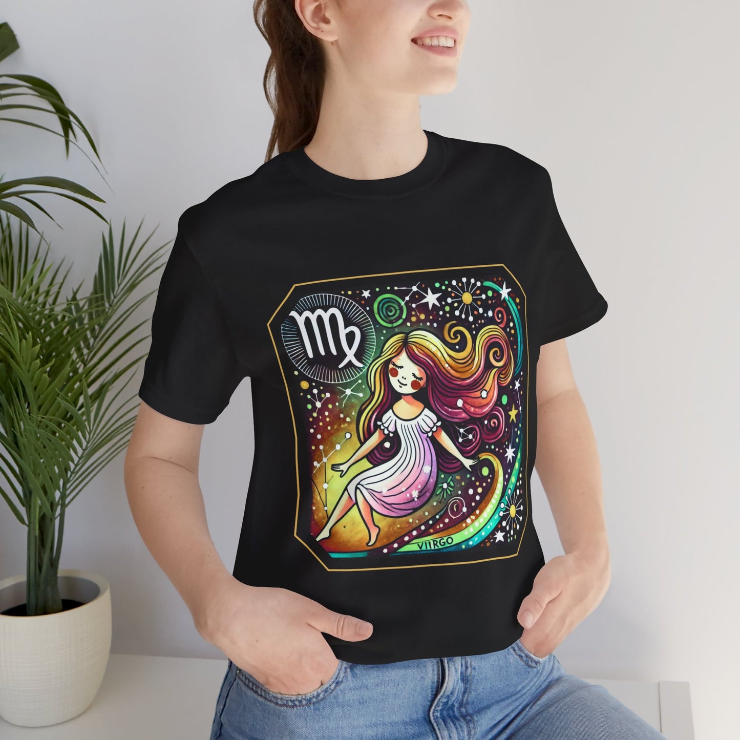 Virgo Framed Zodiac Name T-Shirt