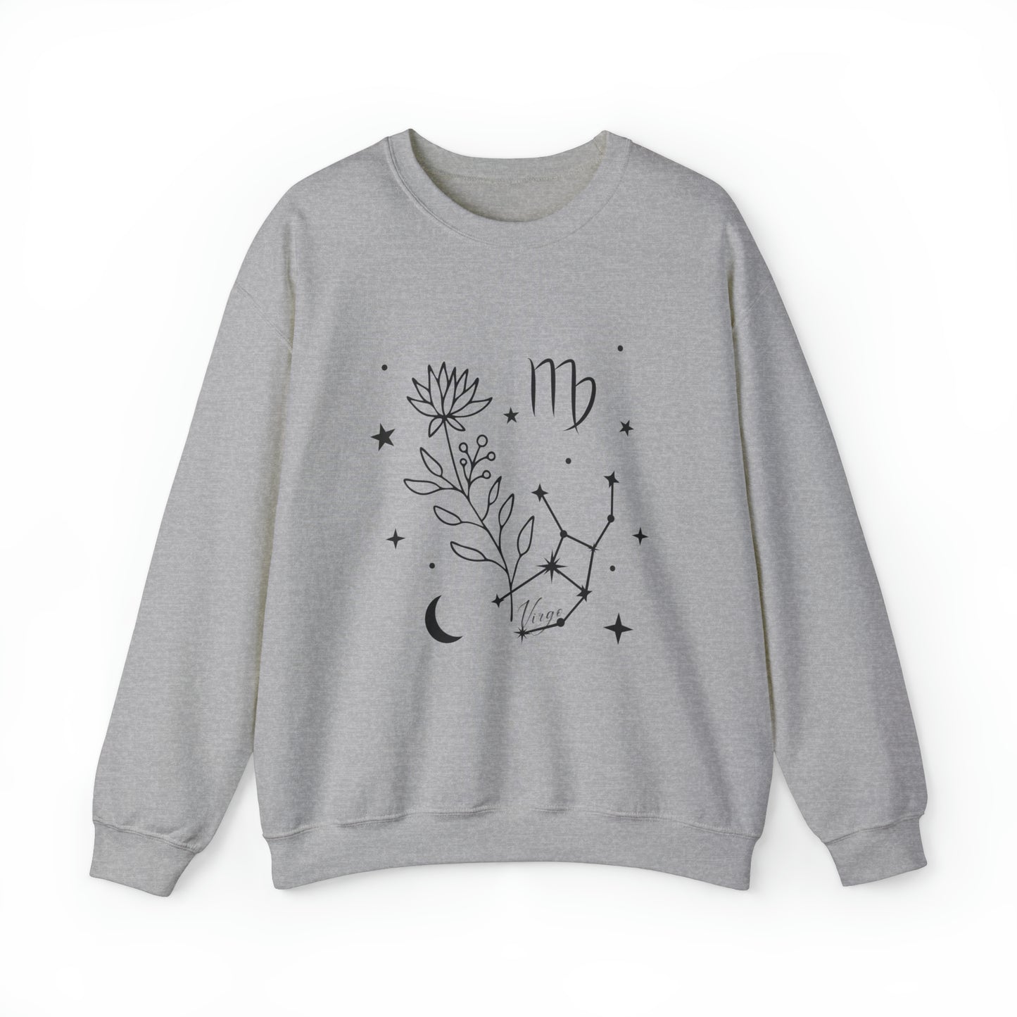 Virgo Zodiac Mix Unisex Heavy Blend™ Crewneck Sweatshirt
