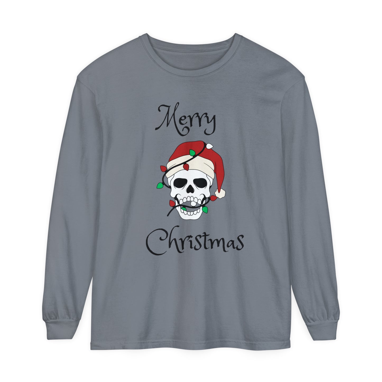 Merry Christmas Skeleton Unisex Long Sleeve T-Shirt