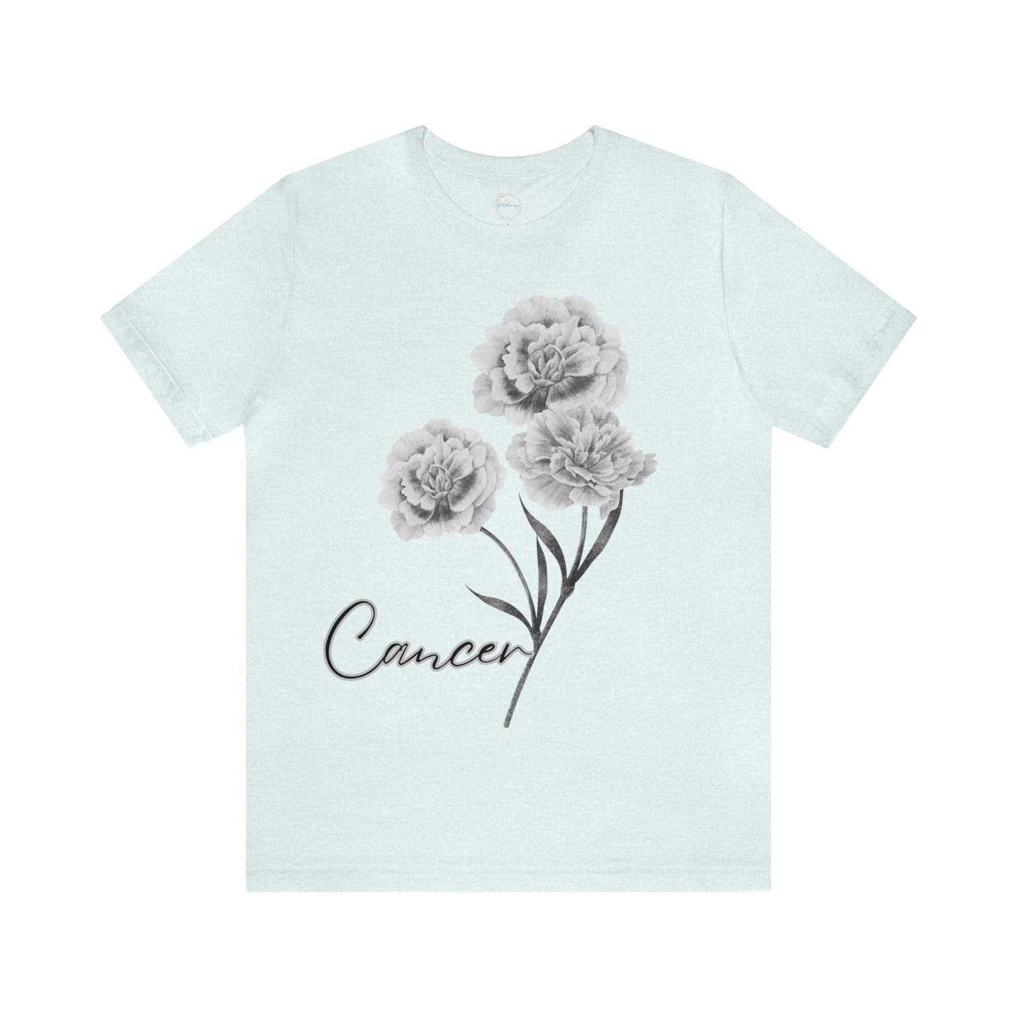 Cancer Carnation Zodiac Unisex Jersey Short Sleeve Tee
