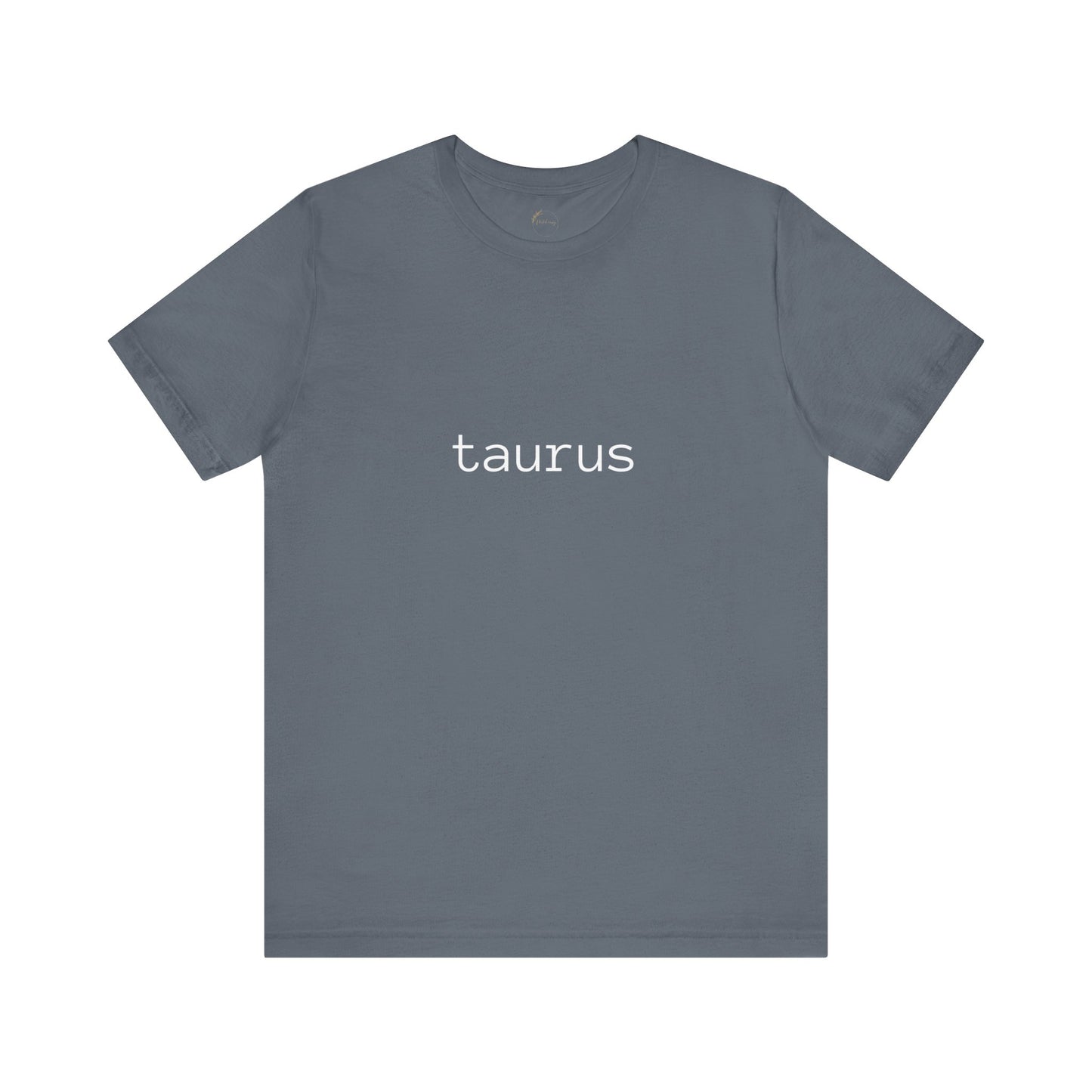Taurus Typewriter Zodiac Name T-Shirt