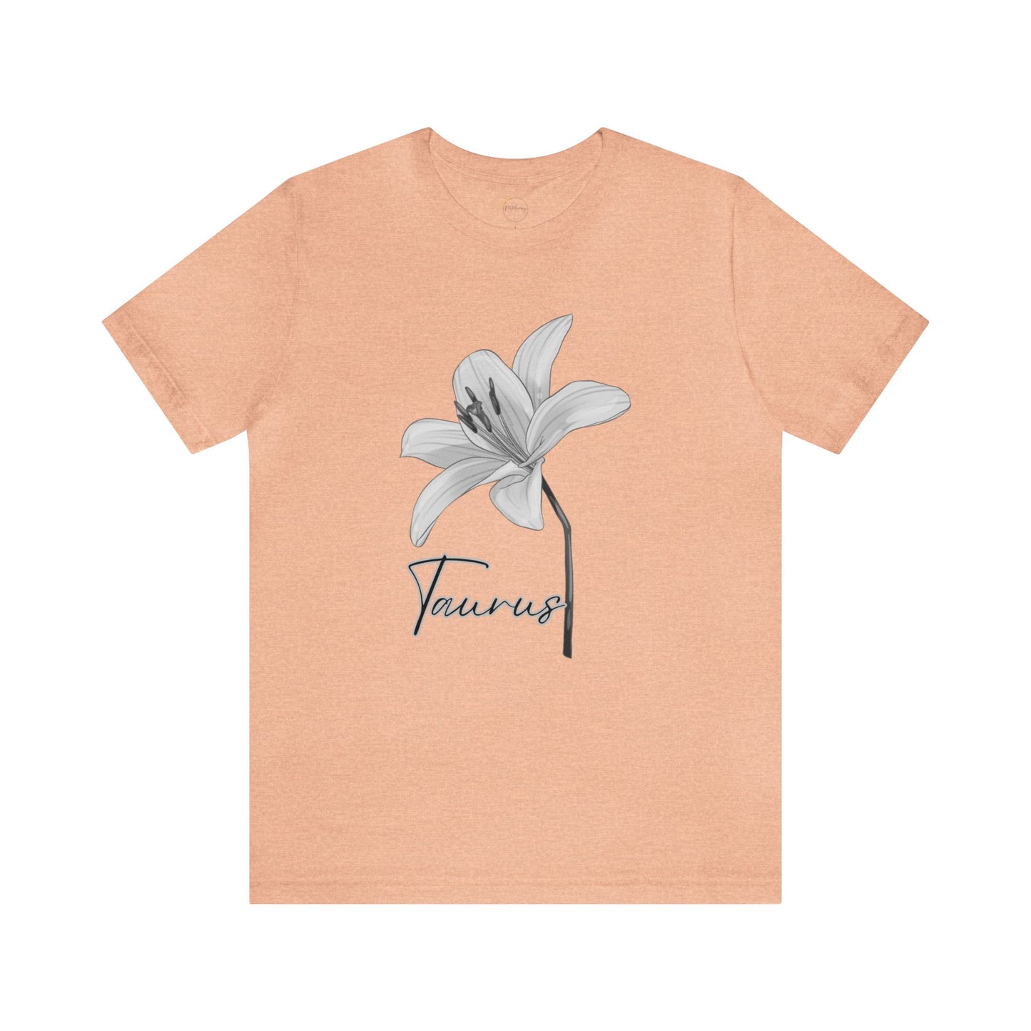 Taurus Lily Zodiac Unisex Jersey Short Sleeve Tee