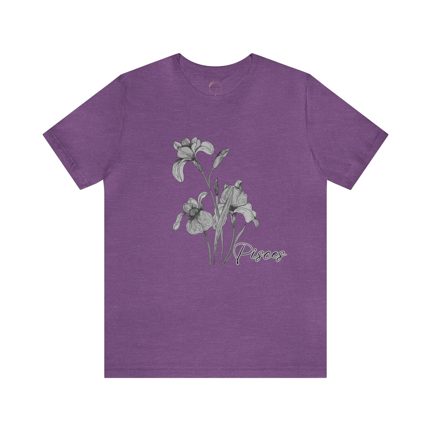 Pisces Iris Zodiac Unisex Jersey Short Sleeve Tee