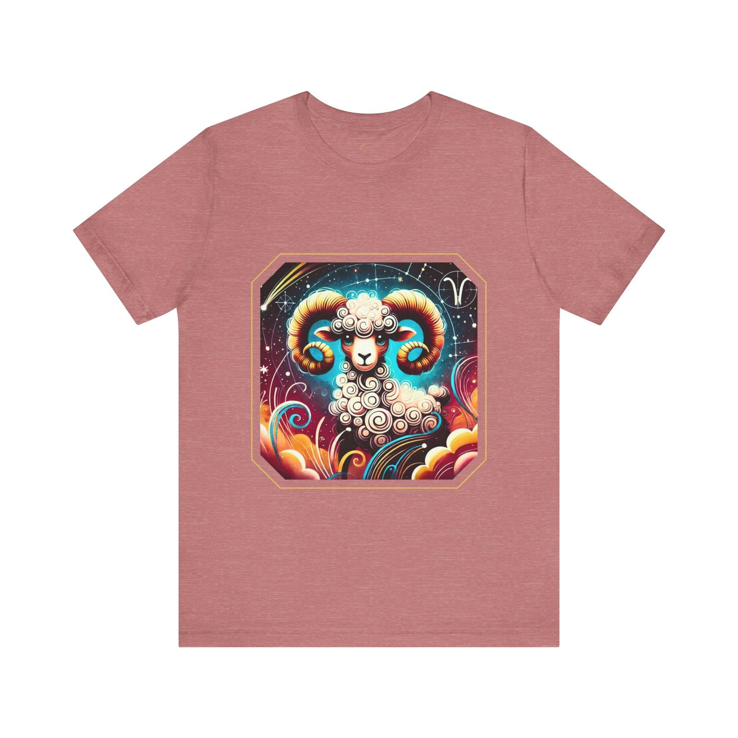 Aries Framed Zodiac Name T-Shirt