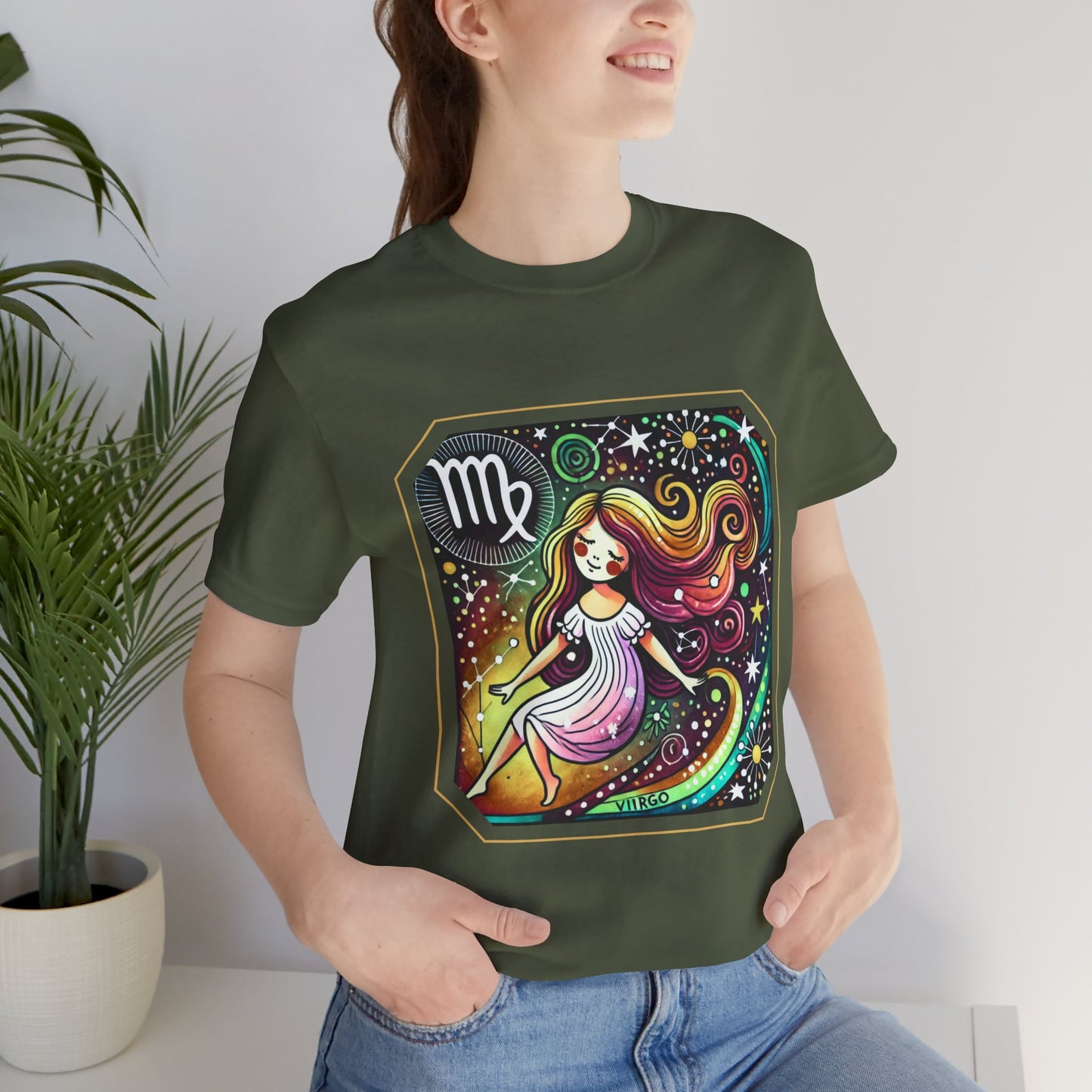 Virgo Framed Zodiac Name T-Shirt
