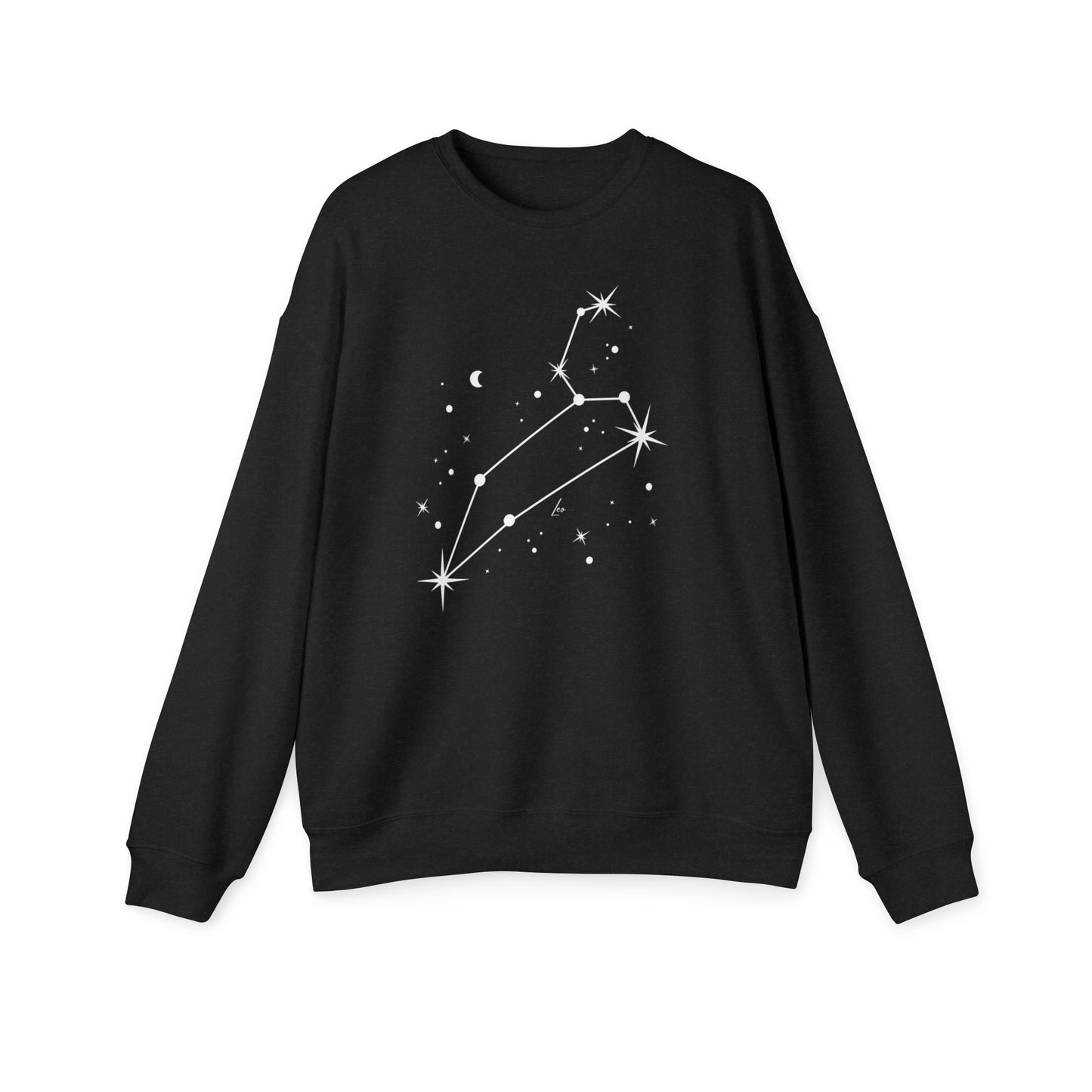 Leo Zodiac Constellation Unisex Drop Shoulder Sweatshirt