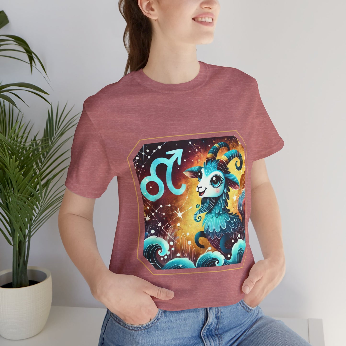 Capricorn Framed Zodiac Name T-Shirt