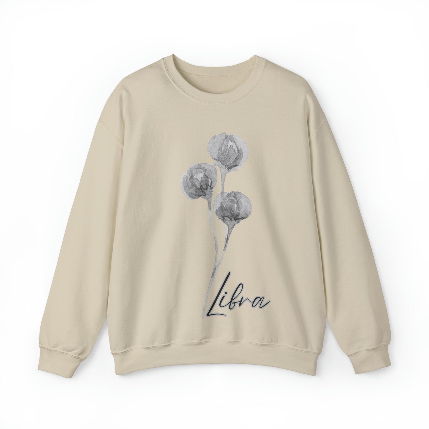 Libra Peonies Unisex Heavy Blend™ Crewneck Sweatshirt