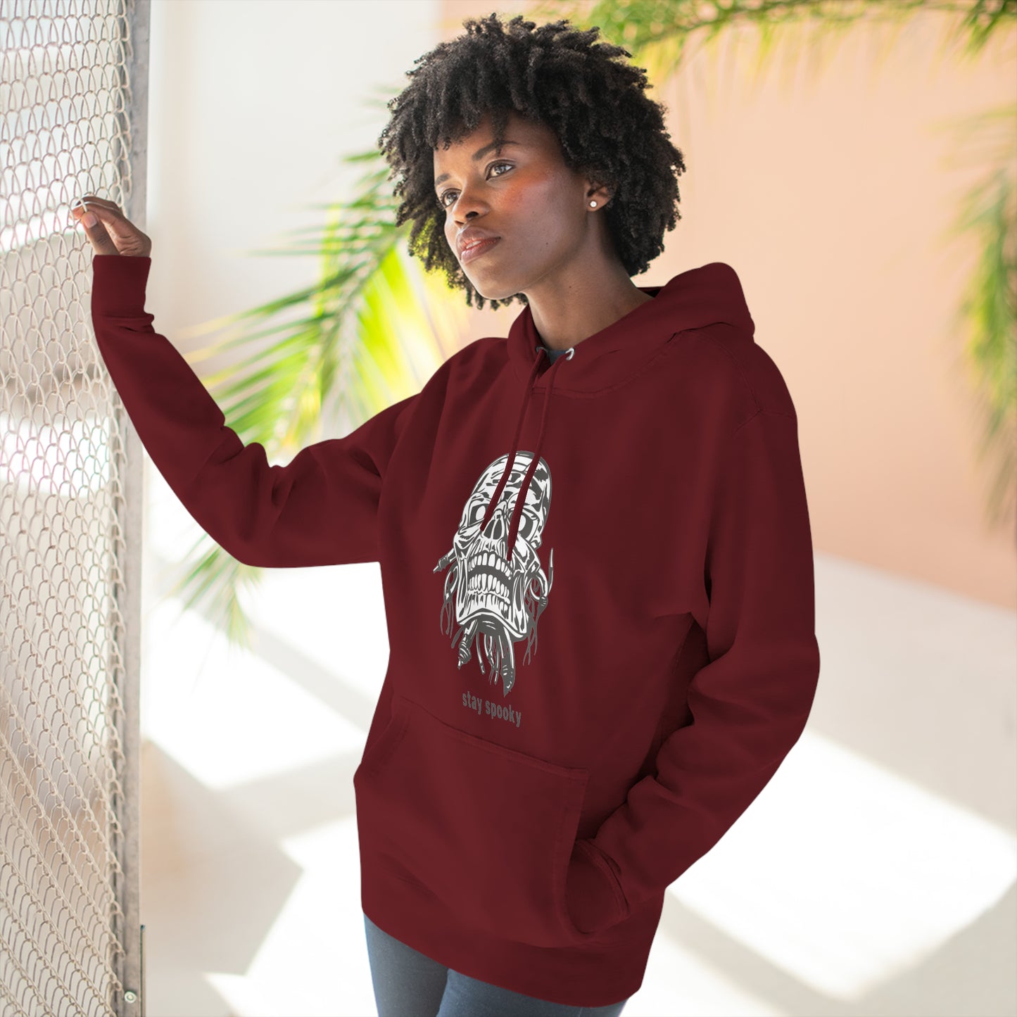 Stay Spookie Skull Unisex Premium Pullover Hoodie