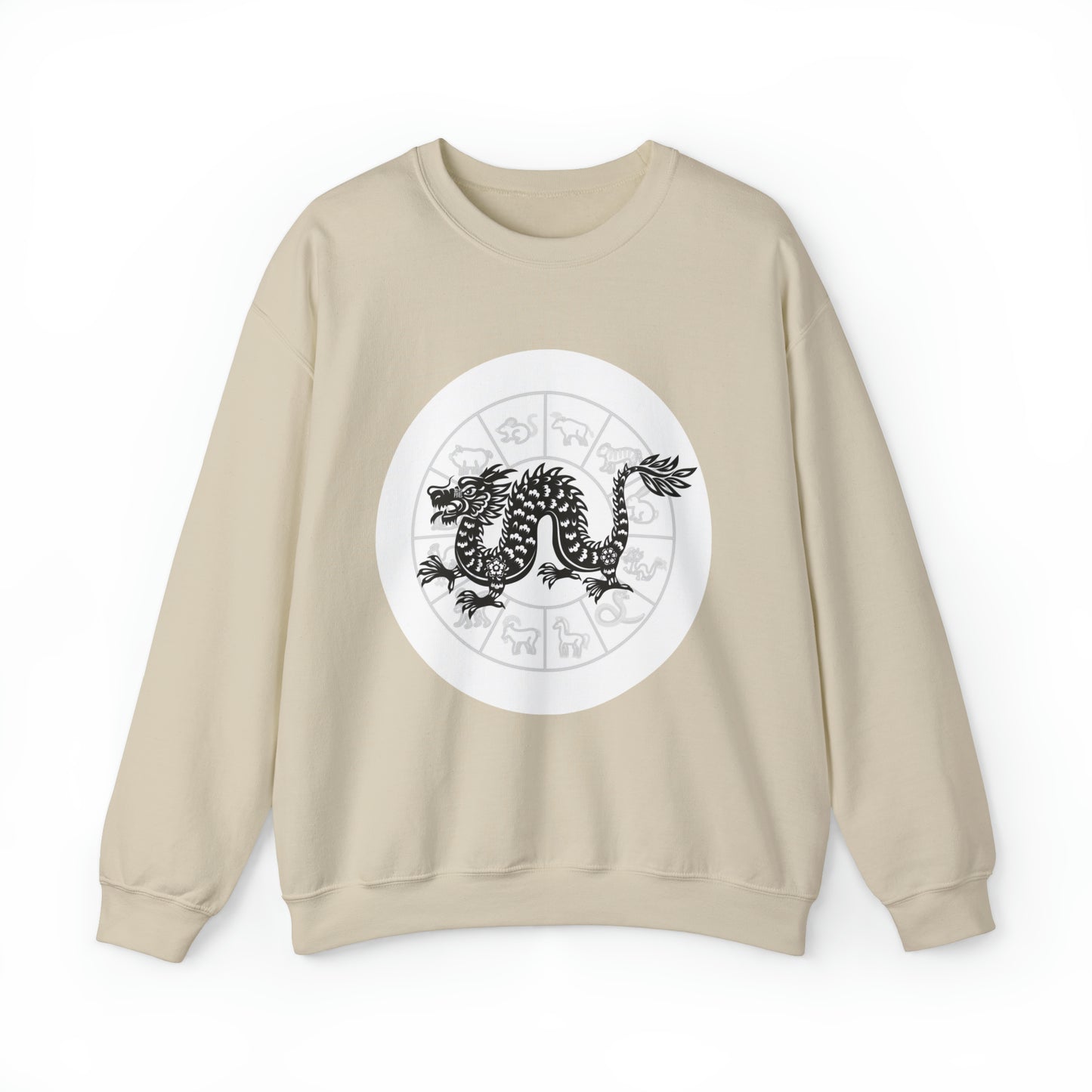 Shengxiao Dragon Unisex Heavy Blend Crewneck Sweatshirt