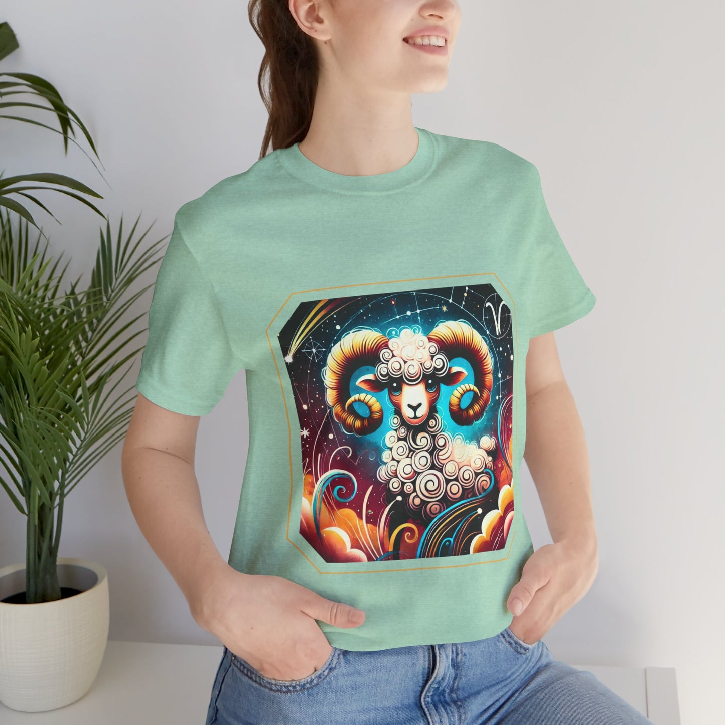 Aries Framed Zodiac Name T-Shirt