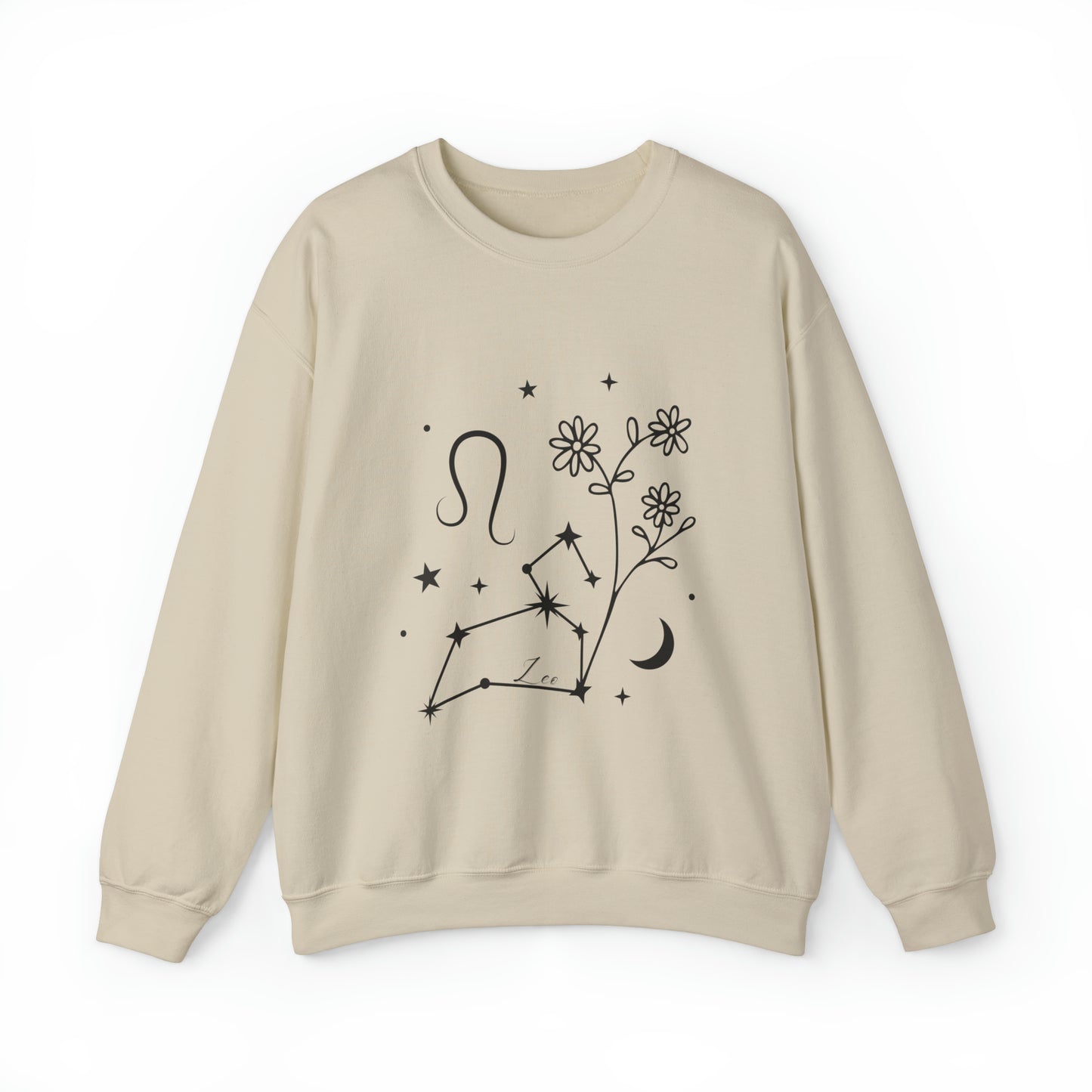 Leo Zodiac Mix Unisex Heavy Blend™ Crewneck Sweatshirt