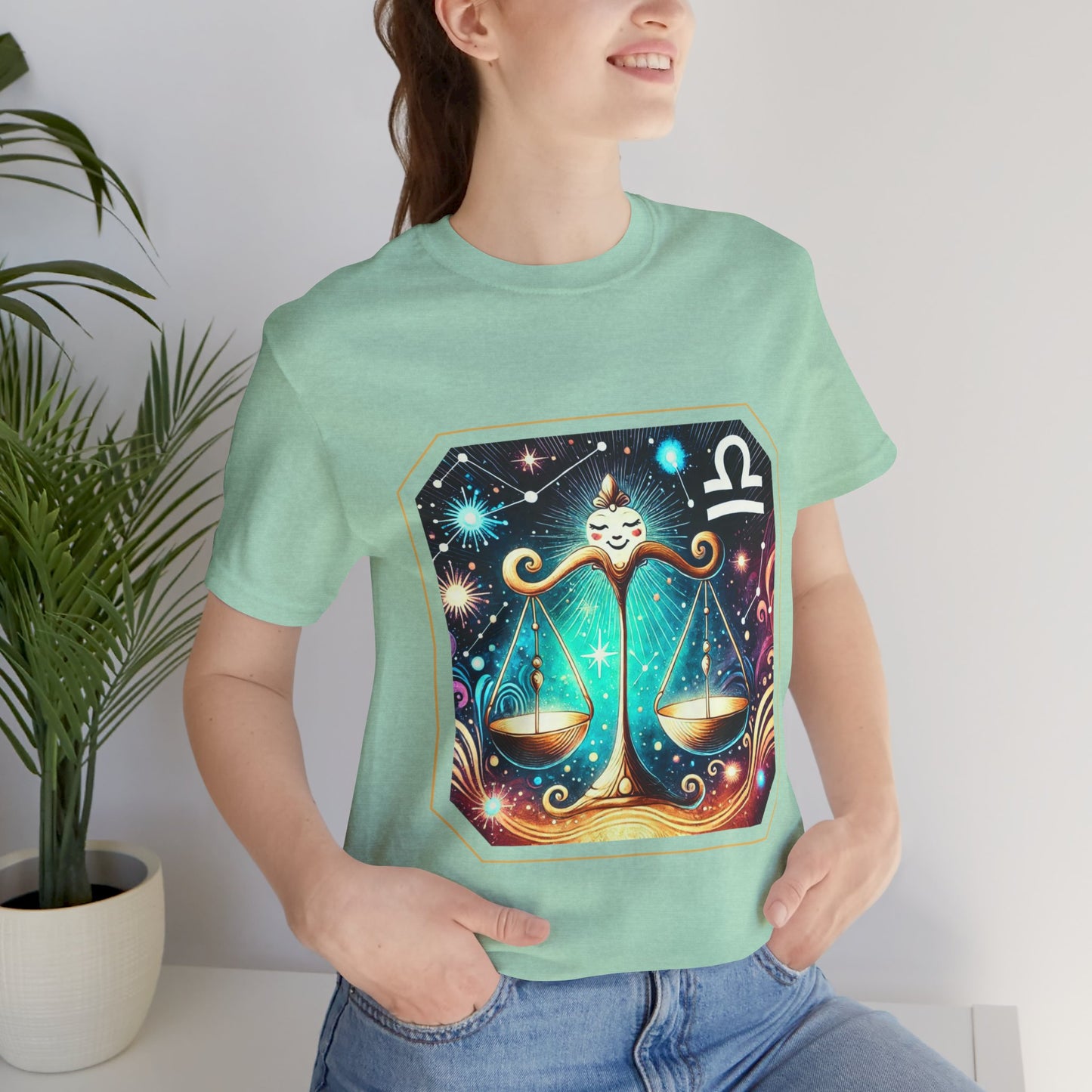 Libra Framed Zodiac Name T-Shirt
