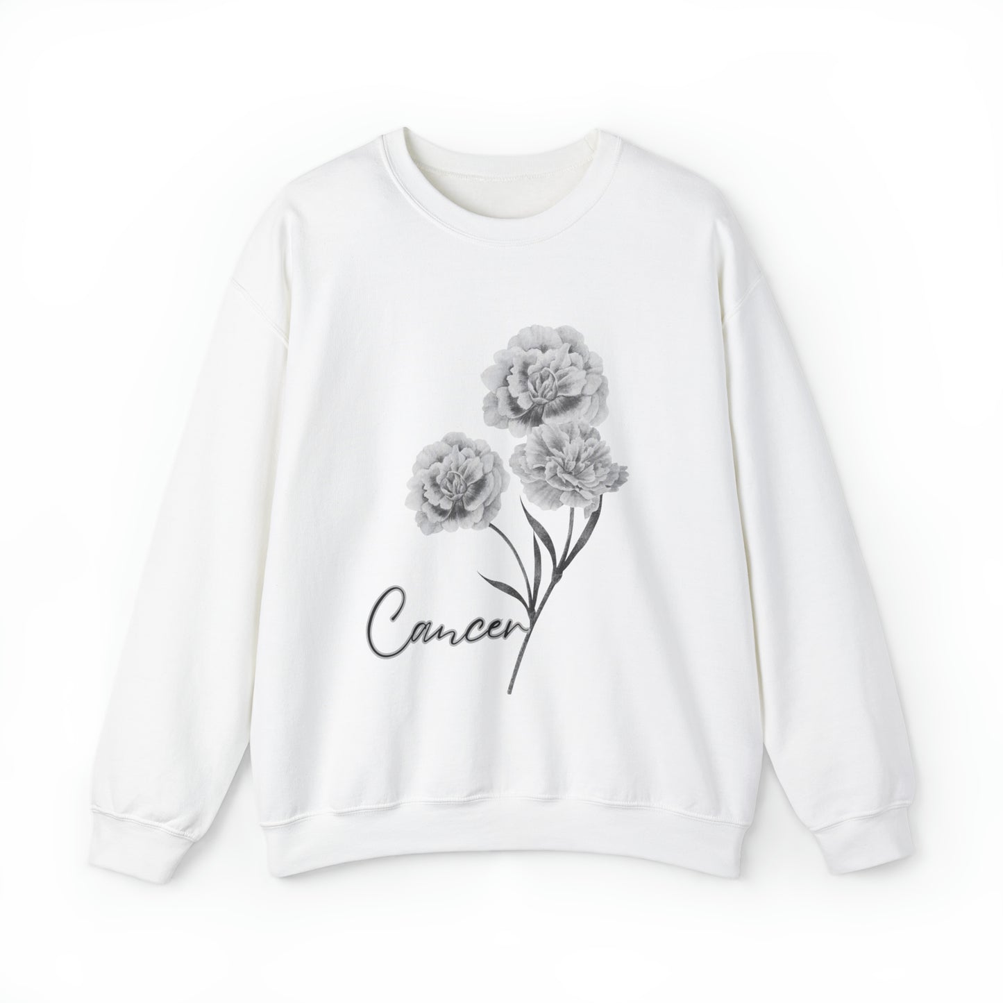 Cancer Carnations Unisex Heavy Blend Crewneck Sweatshirt