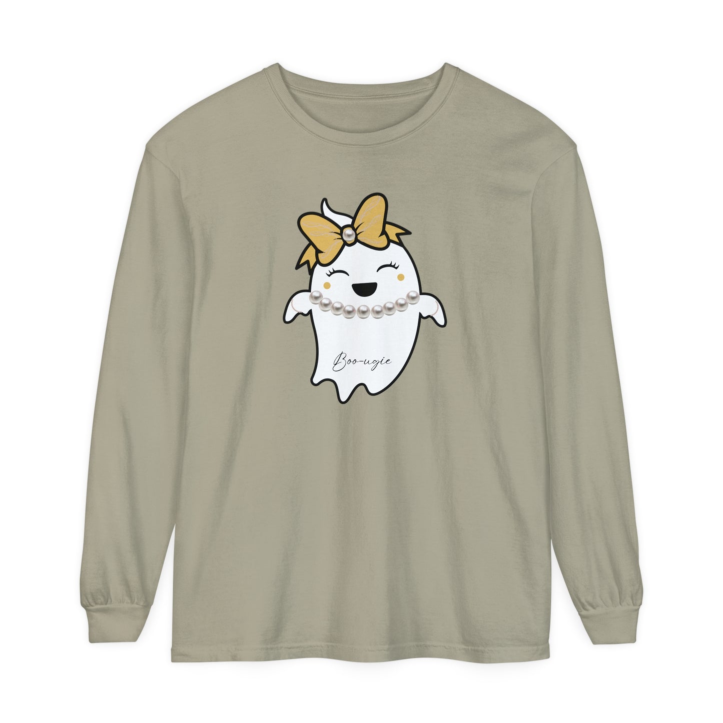Boo-ugie Ghost Unisex Long Sleeve T-Shirt
