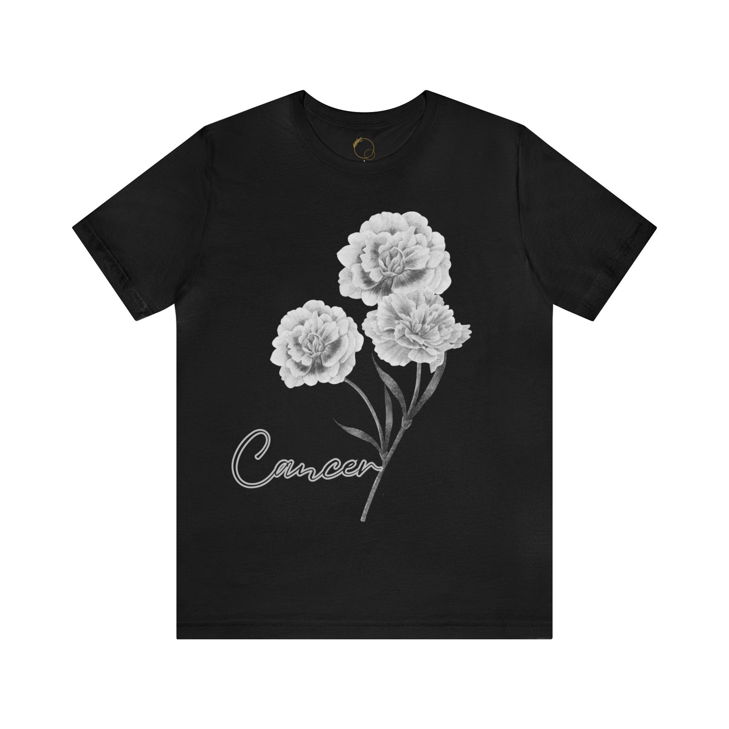 Cancer Carnation Zodiac Unisex Jersey Short Sleeve Tee