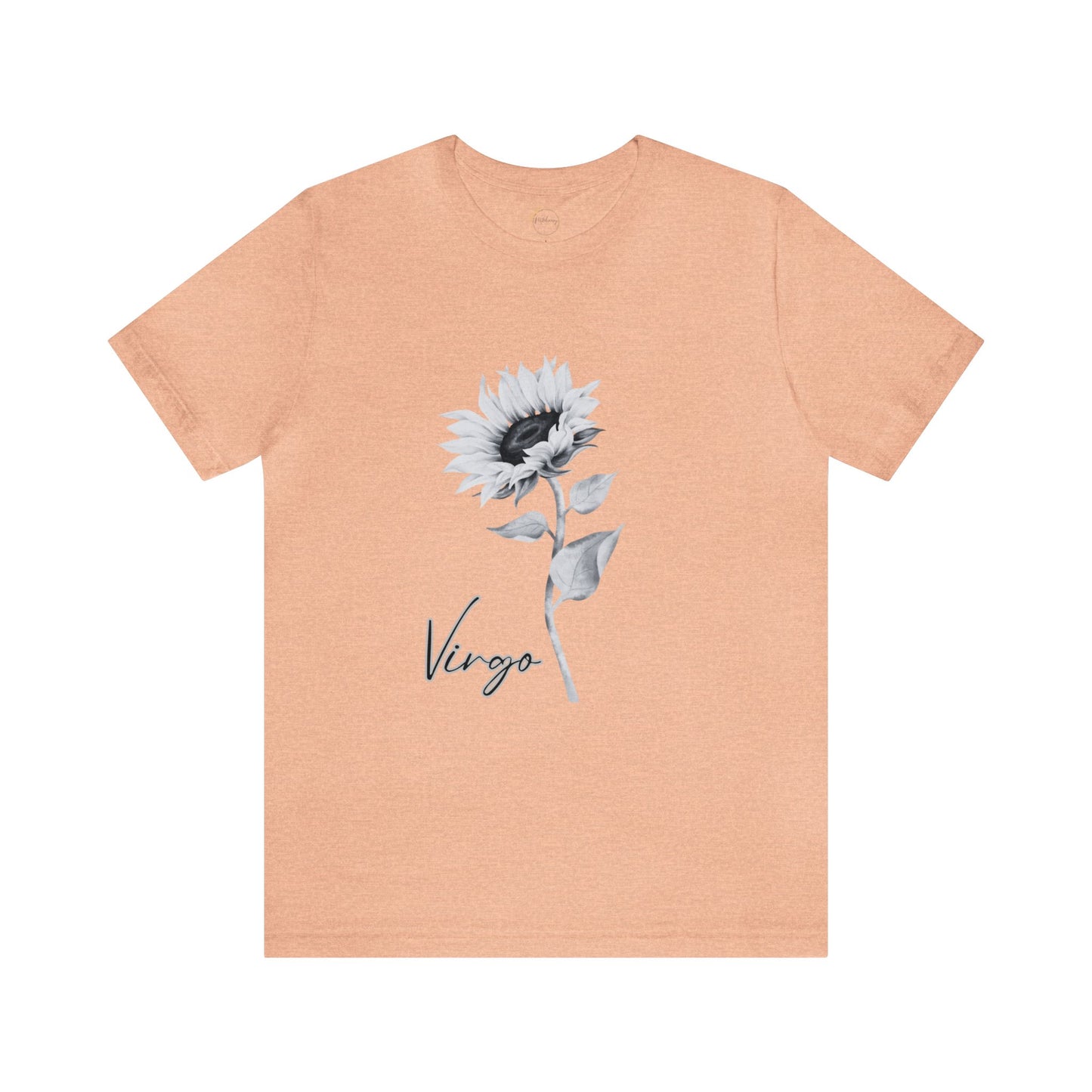 Virgo Sunflower Zodiac Unisex Jersey Short Sleeve Tee