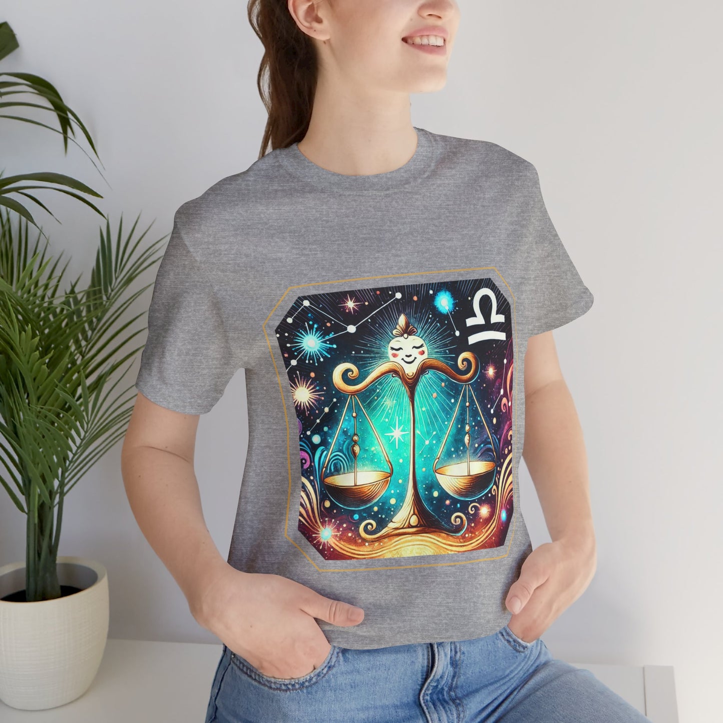Libra Framed Zodiac Name T-Shirt
