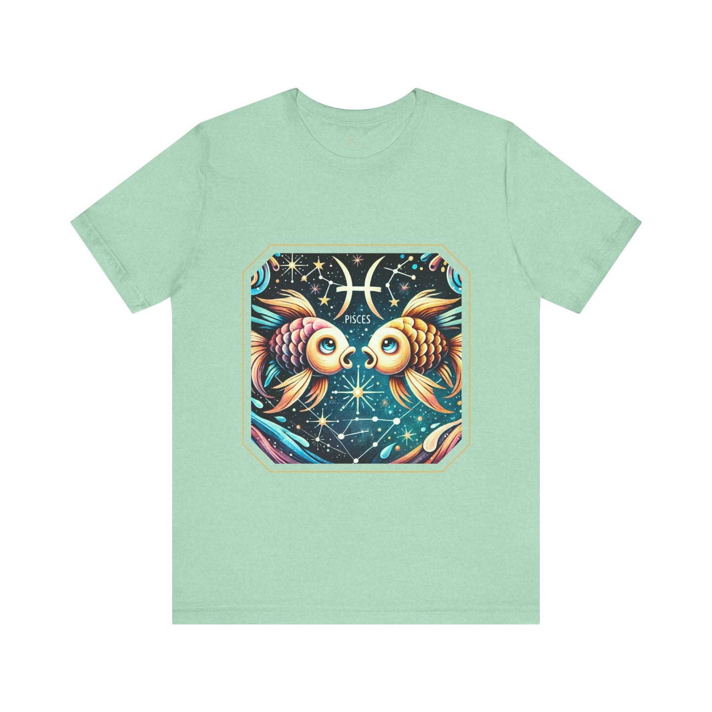 Pisces Framed Zodiac Name T-Shirt