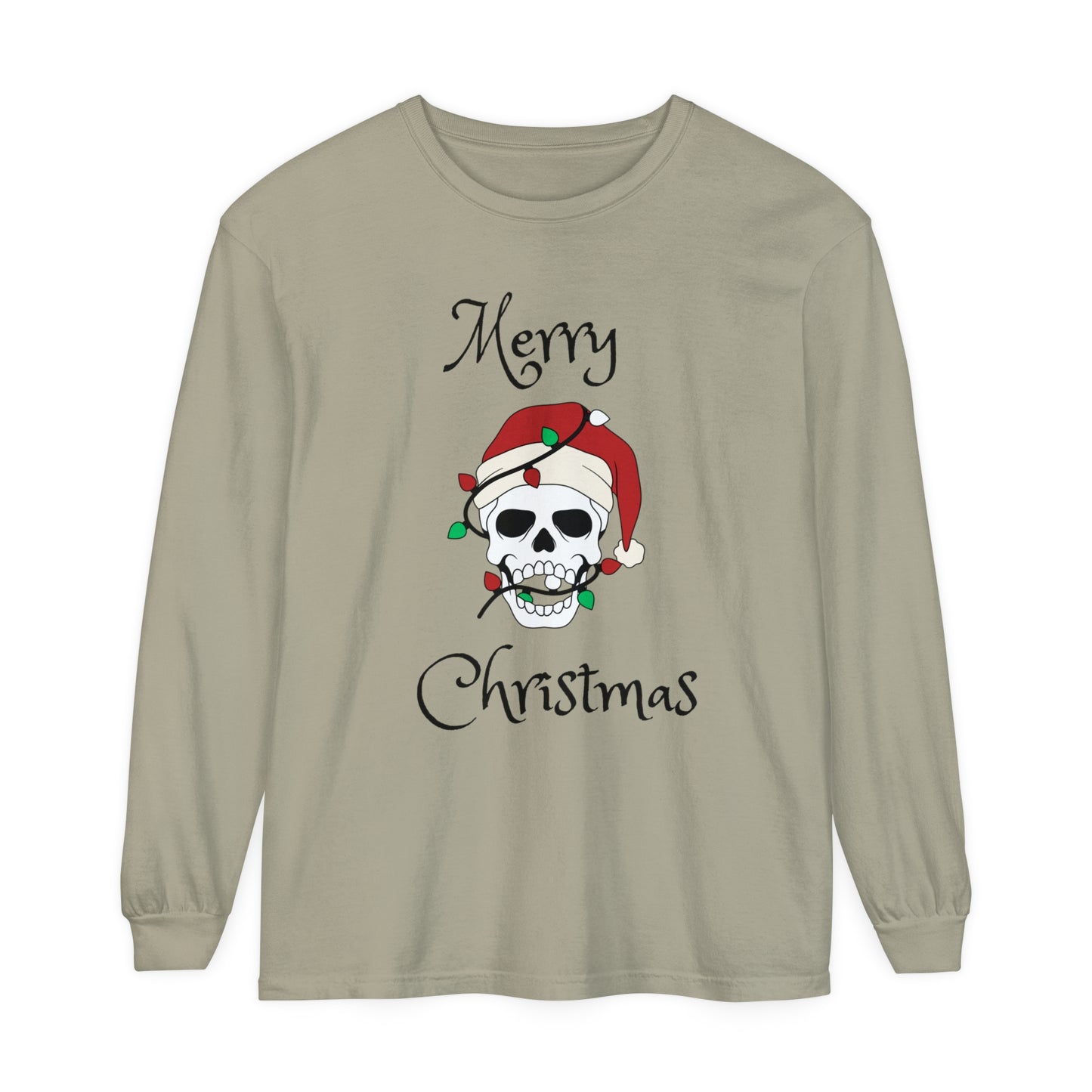 Merry Christmas Skeleton Unisex Long Sleeve T-Shirt