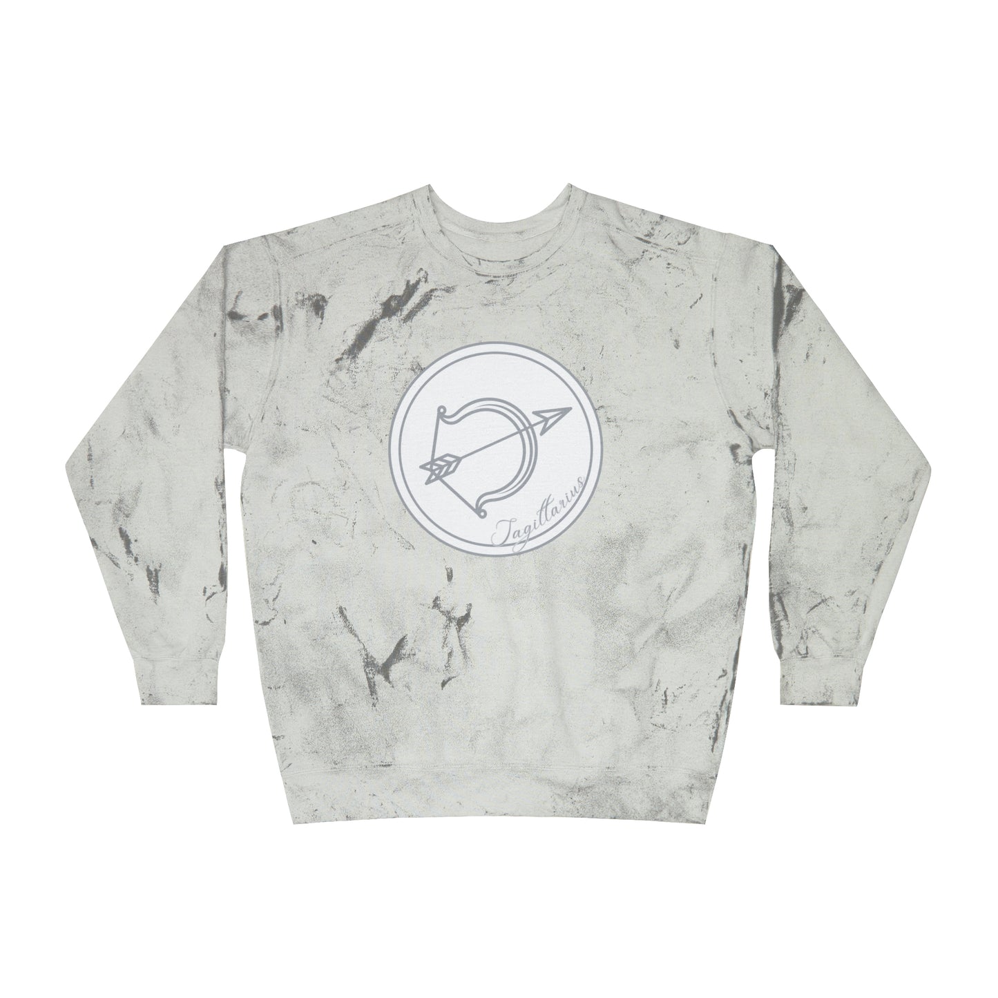 Sagittarius Archer Unisex Color Blast Crewneck Sweatshirt
