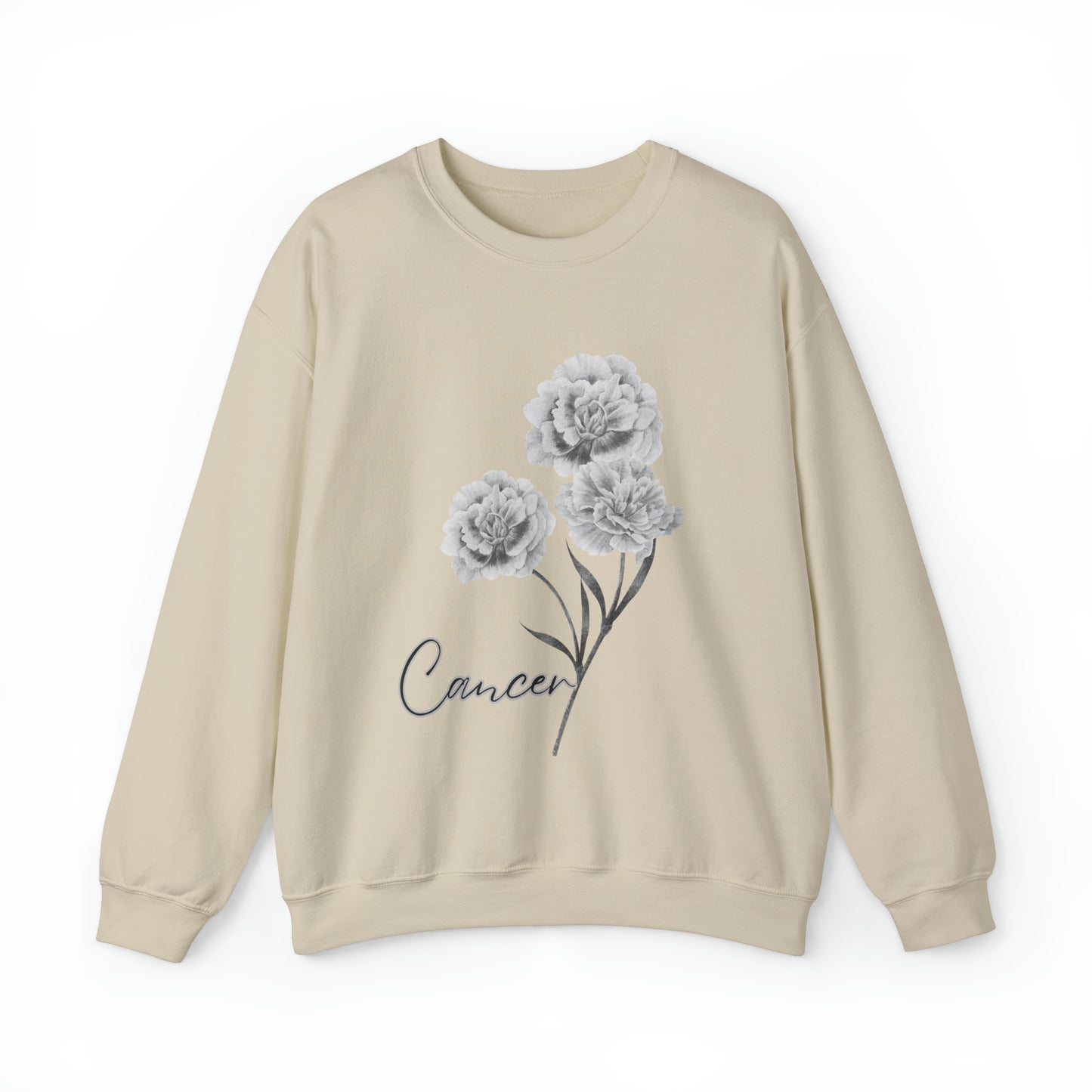 Cancer Carnations Unisex Heavy Blend Crewneck Sweatshirt