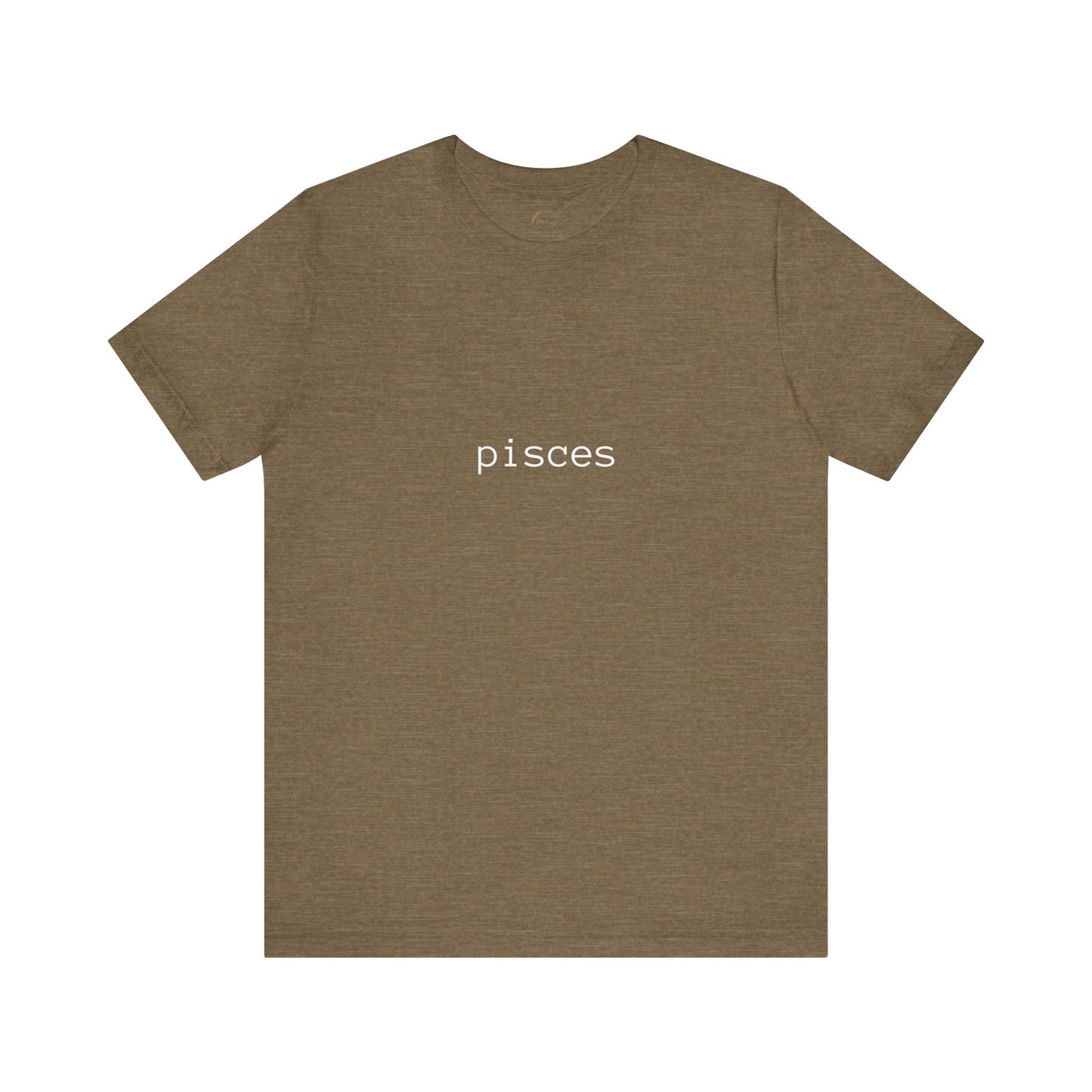 Pisces Typewriter Zodiac Name T-Shirt