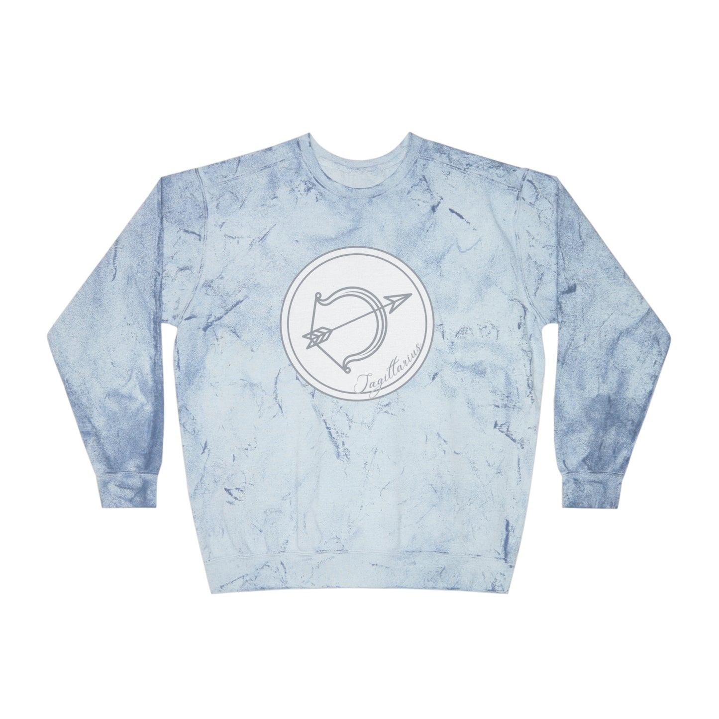 Sagittarius Archer Unisex Color Blast Crewneck Sweatshirt