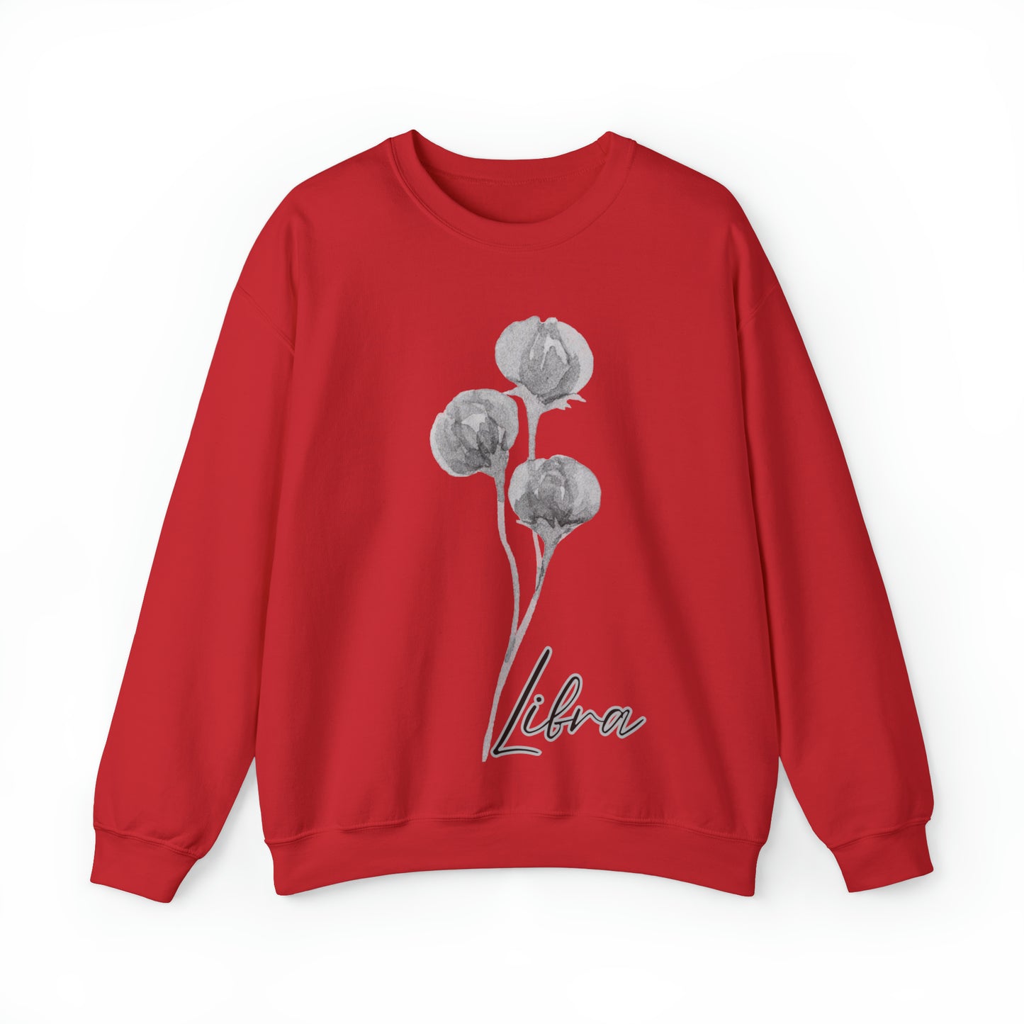 Libra Peonies Unisex Heavy Blend™ Crewneck Sweatshirt