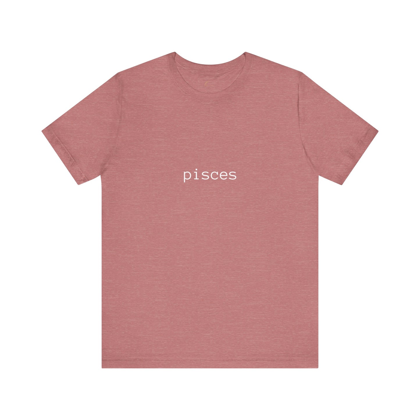Pisces Typewriter Zodiac Name T-Shirt
