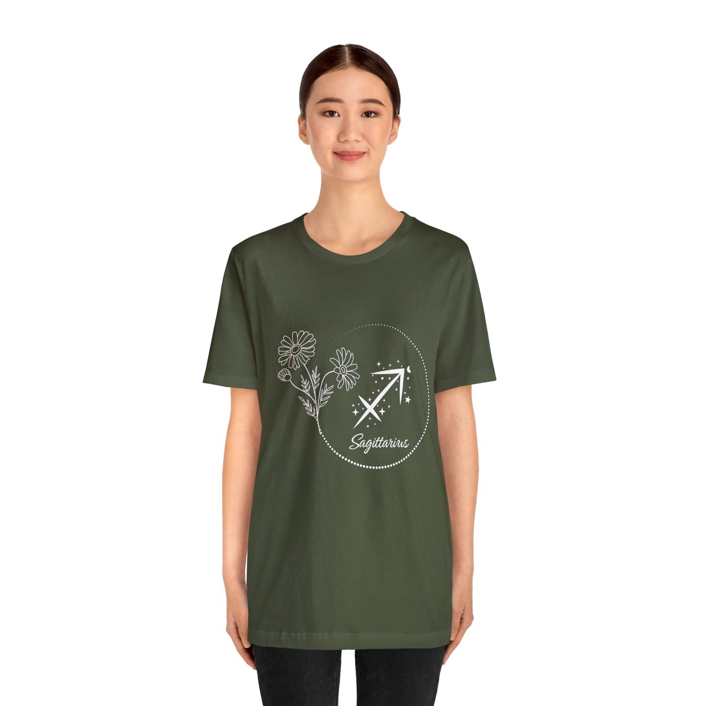 Sagittarius Zodiac Wreath T-Shirt