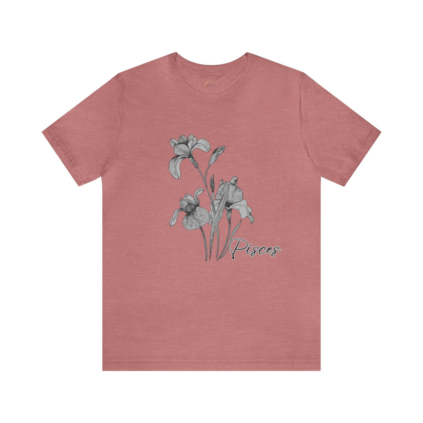 Pisces Iris Zodiac Unisex Jersey Short Sleeve Tee