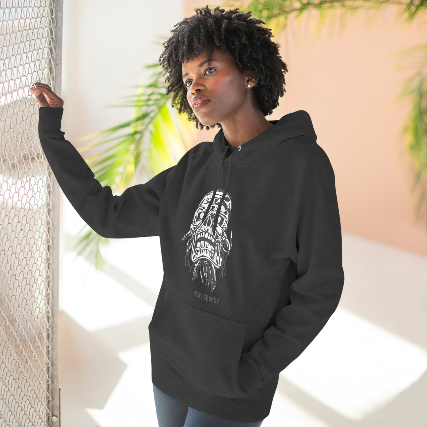 Stay Spookie Skull Unisex Premium Pullover Hoodie