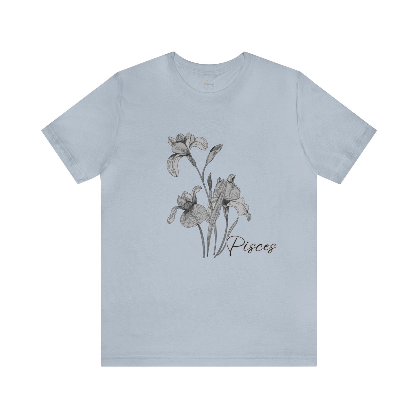 Pisces Iris Zodiac Unisex Jersey Short Sleeve Tee