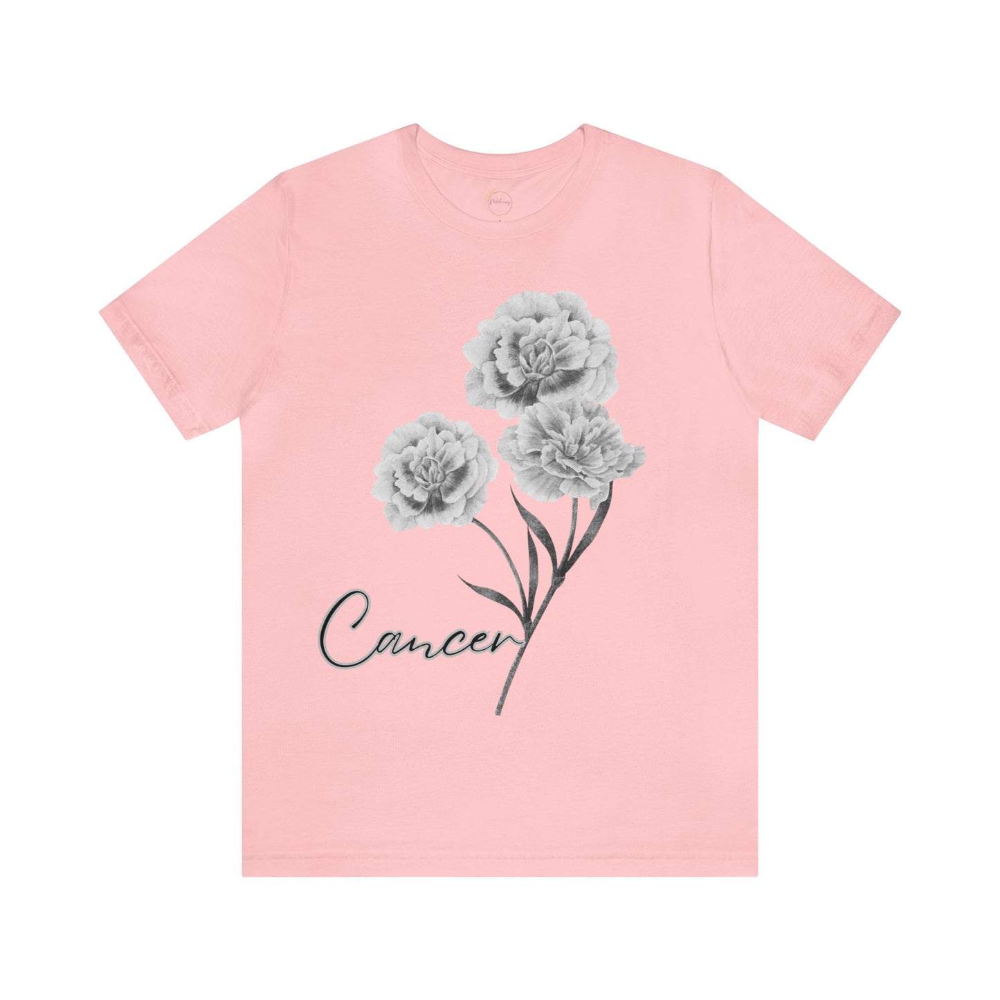 Cancer Carnation Zodiac Unisex Jersey Short Sleeve Tee