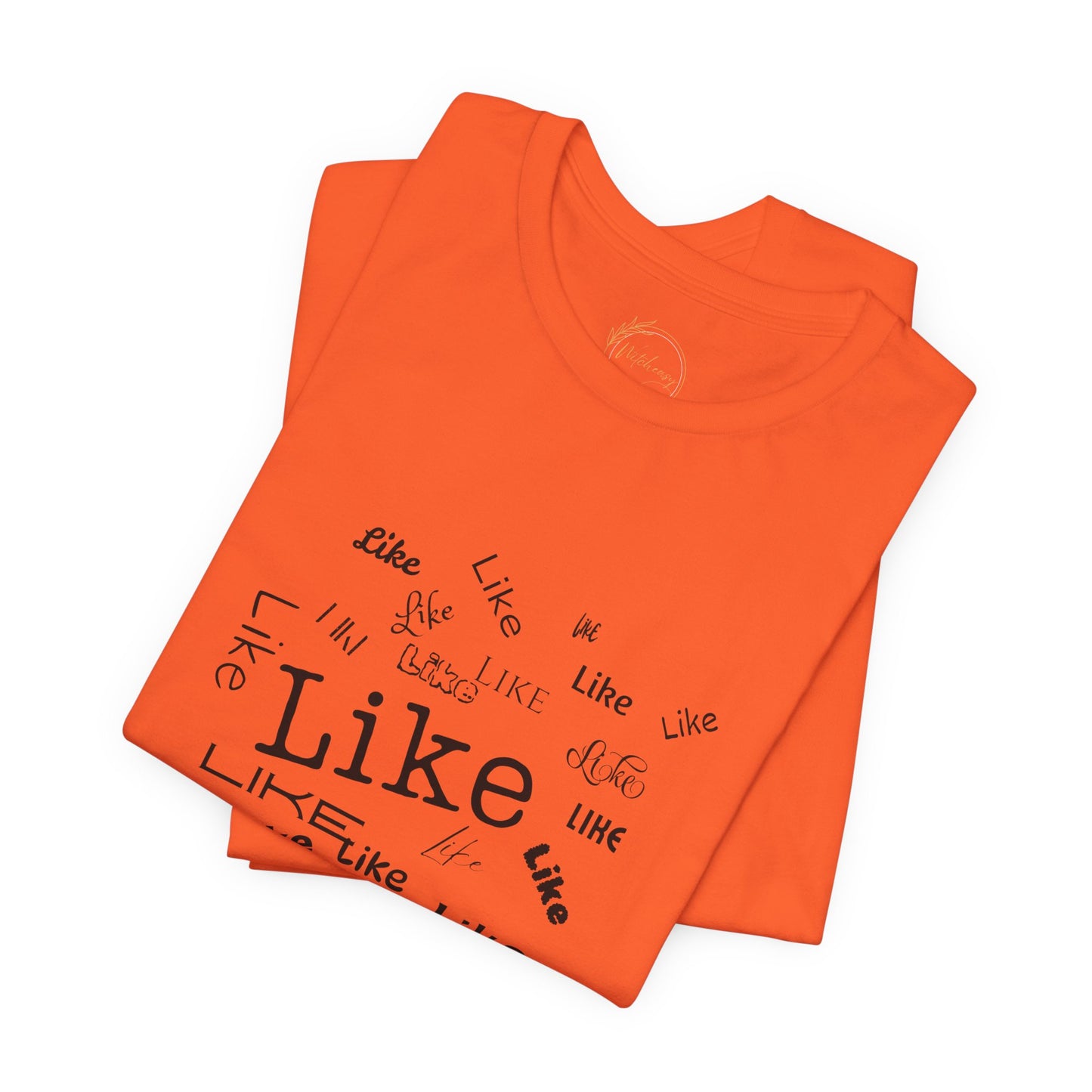 Teen Humor Shirt - 'Like' Repeating Text Tee - Funny Gift for Teenagers