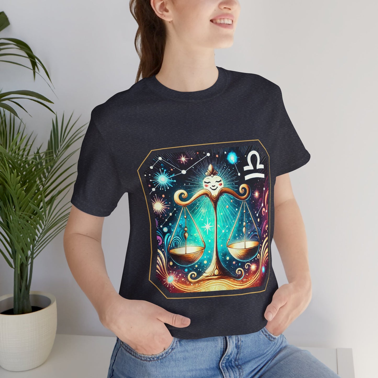 Libra Framed Zodiac Name T-Shirt