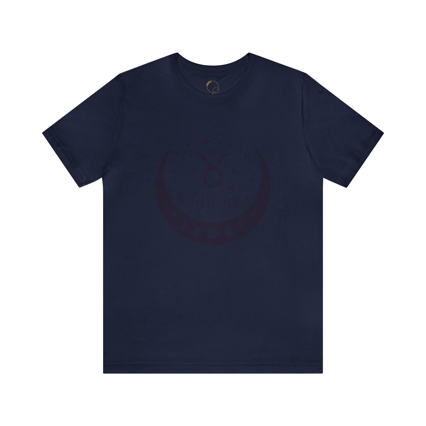 Taurus Moon Phase Zodiac Unisex Jersey Short Sleeve Tee