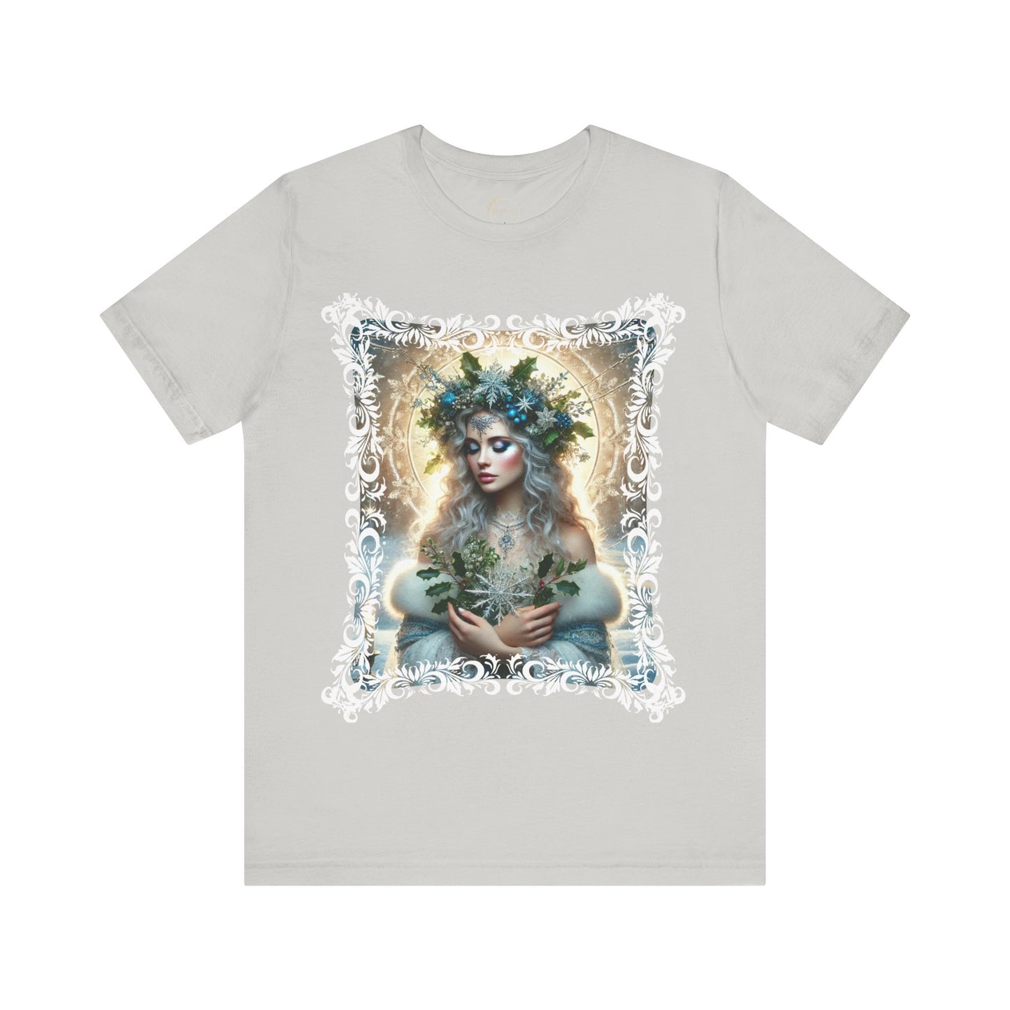 Winter Solstice Goddess Shirt - Mystical Pagan Holiday Design Tee