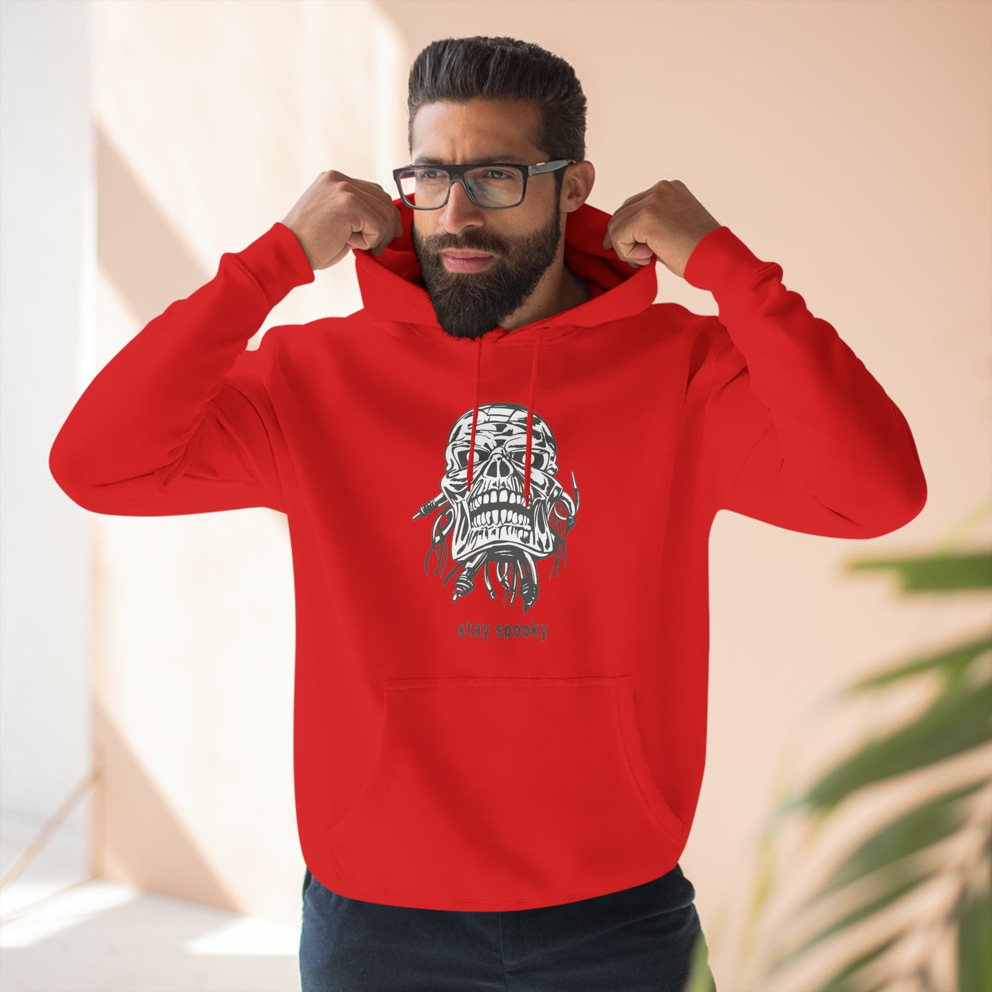 Stay Spookie Skull Unisex Premium Pullover Hoodie
