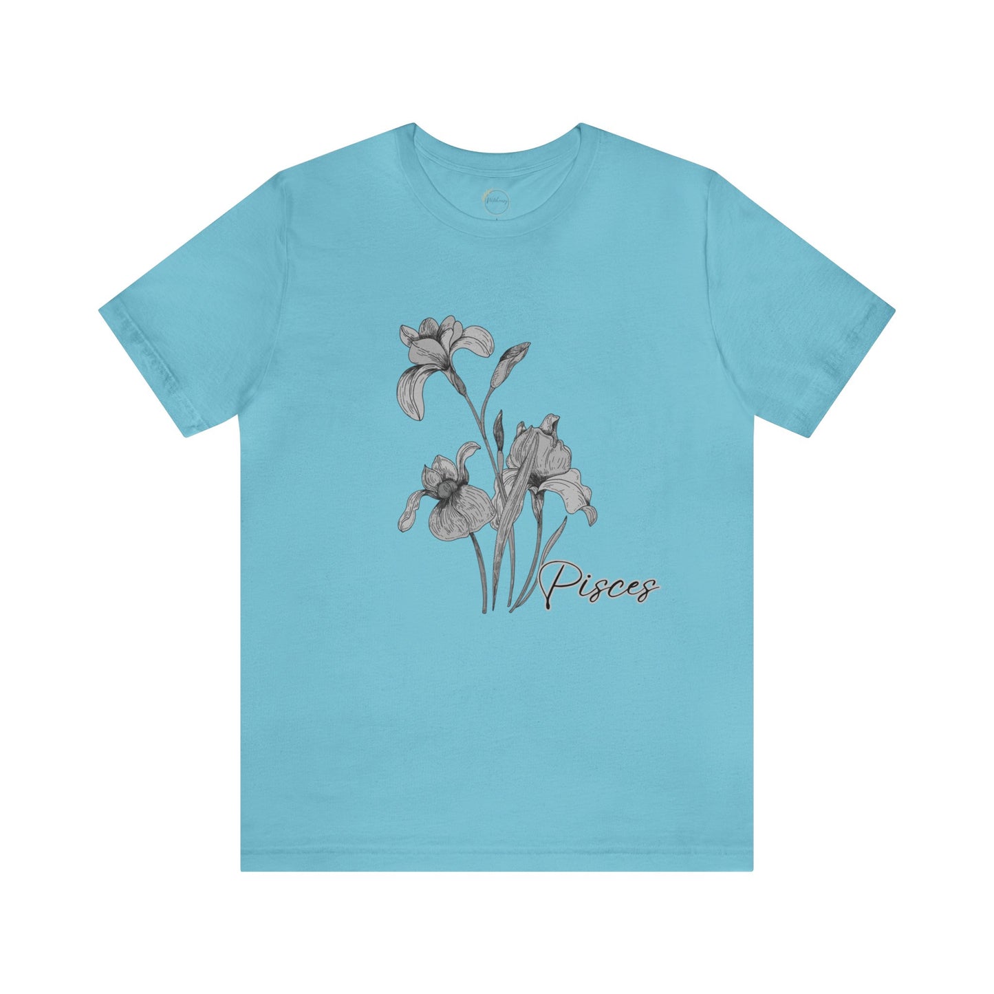 Pisces Iris Zodiac Unisex Jersey Short Sleeve Tee