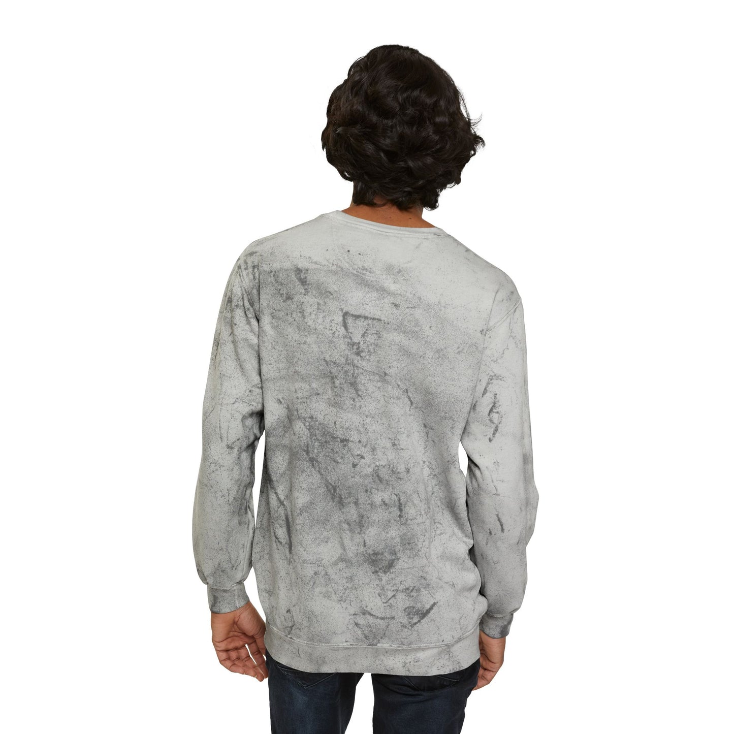 Marble Wash Crewneck Sweatshirt — MicroEdge Logo